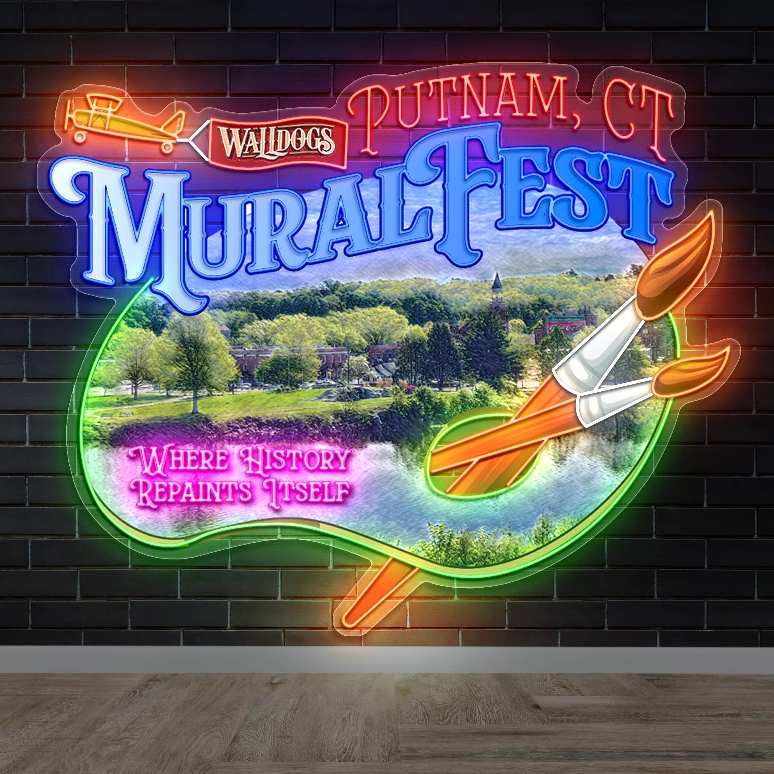 MURAL FEST | Larger Version - Premium Neon Artwork