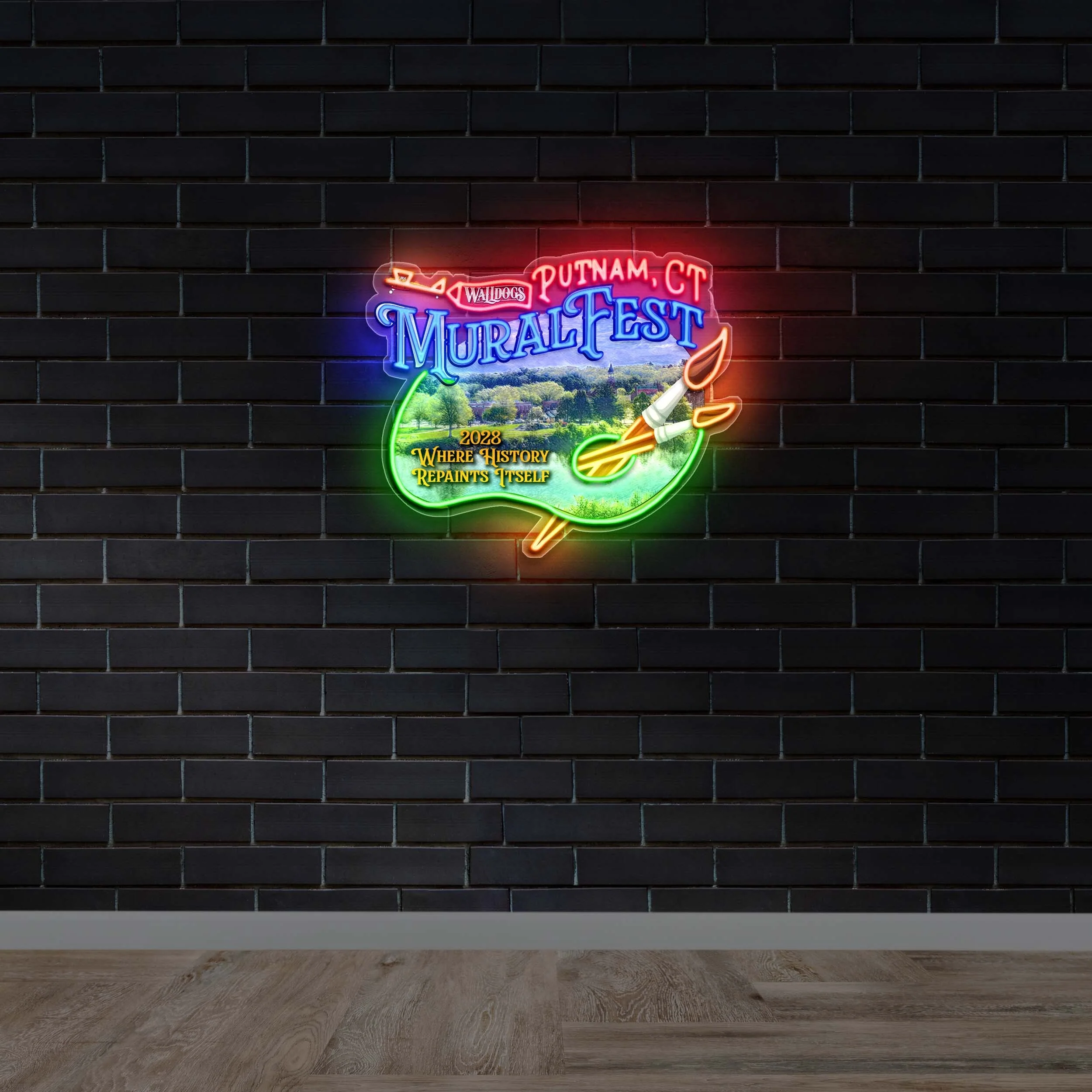 MURAL FEST - Premium Neon Artwork - Image 3