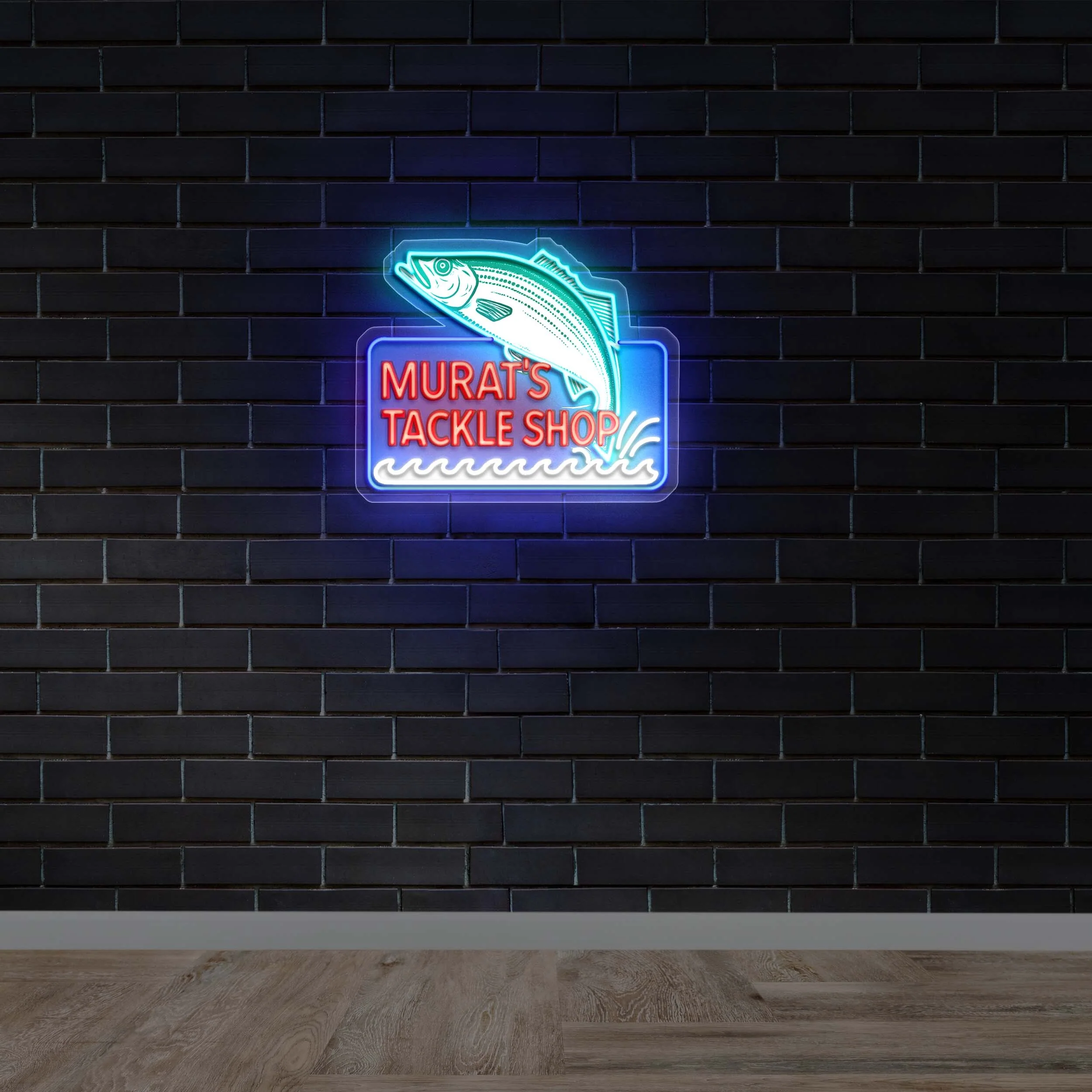 Murat's Tackle Shop – Premium Neon Artwork