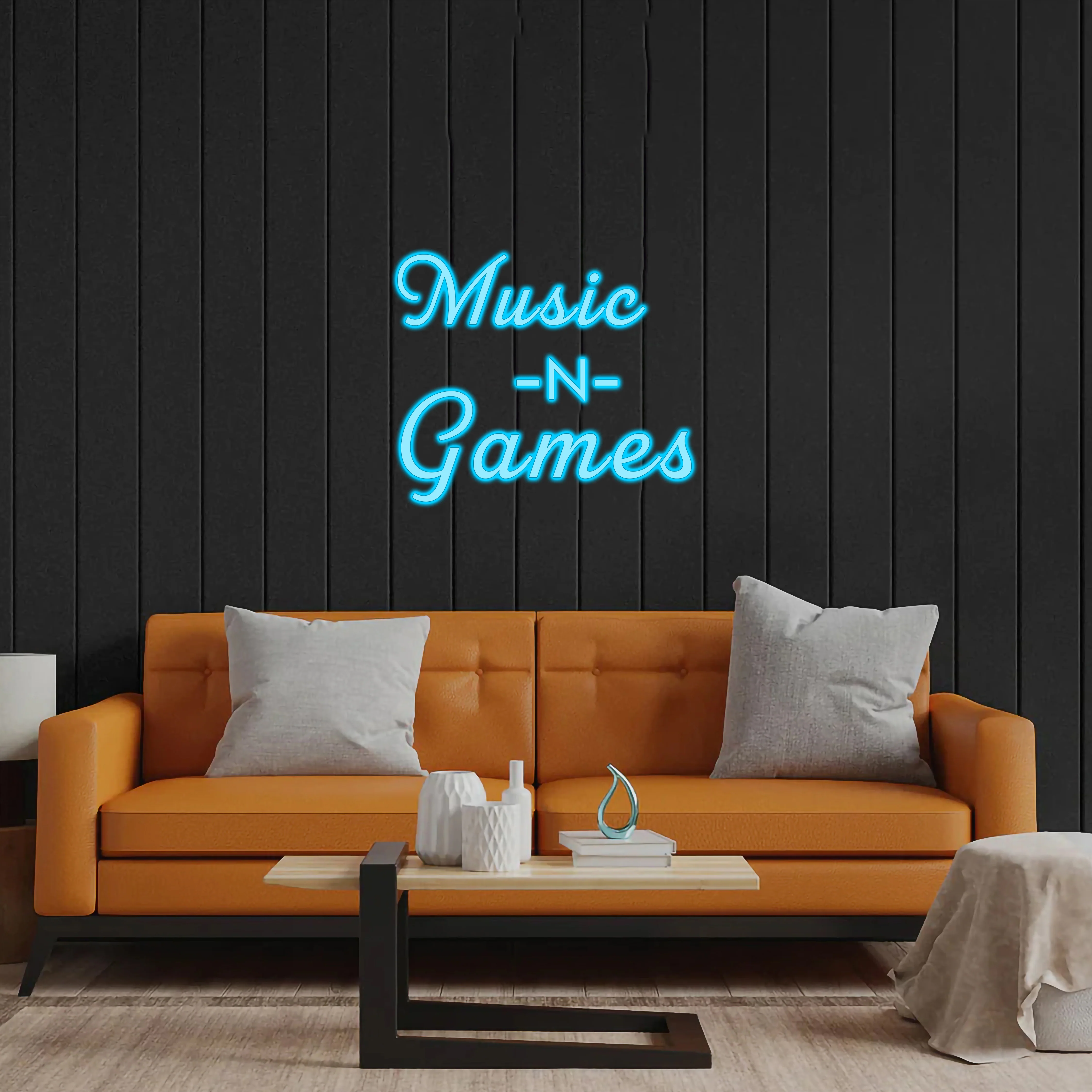 Music N Games - Premium Neon Artwork