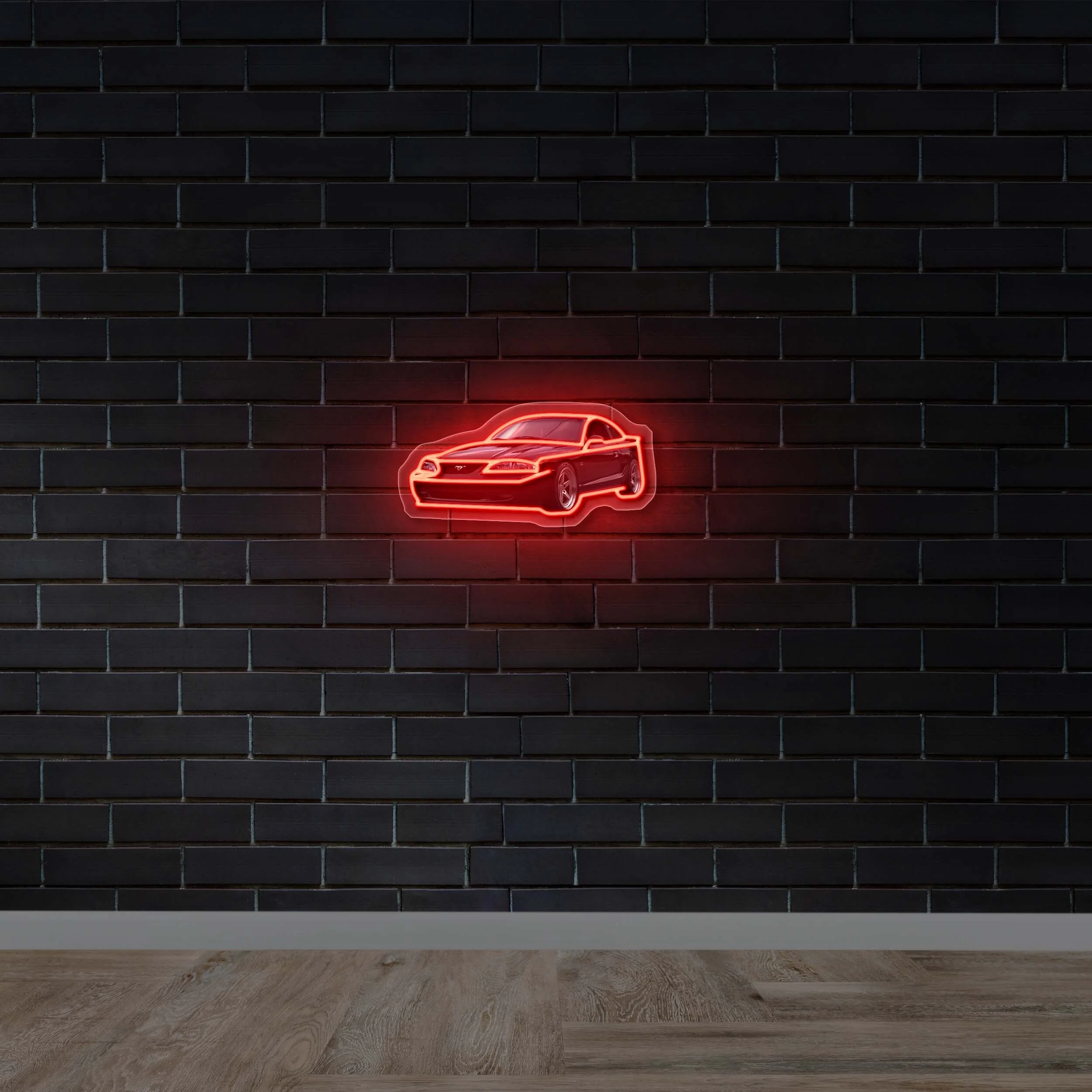 Mustang - Premium Neon Artwork