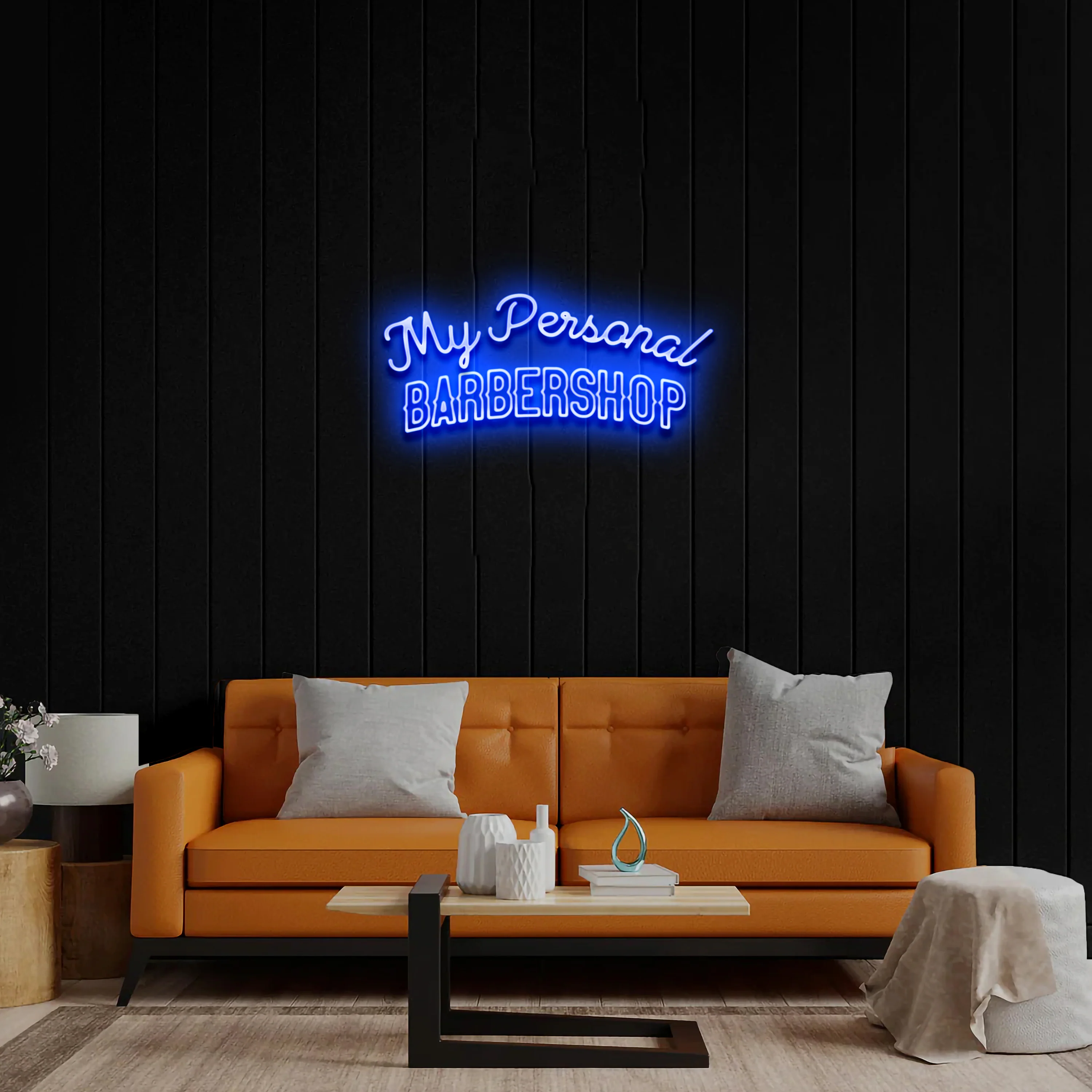 My Personal Barbershop - Premium Neon Artwork