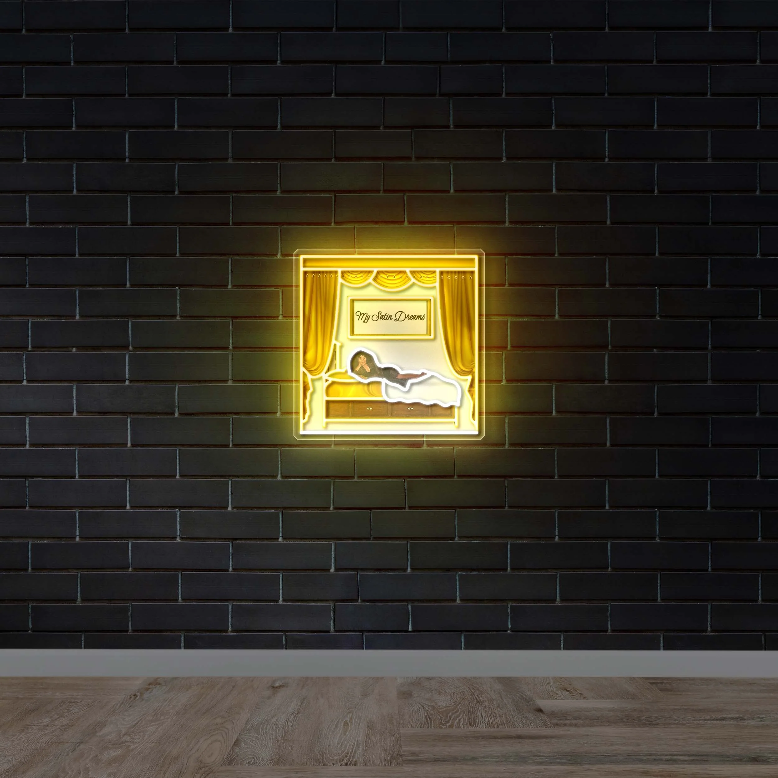 My Satin Dreams - Premium Neon Artwork
