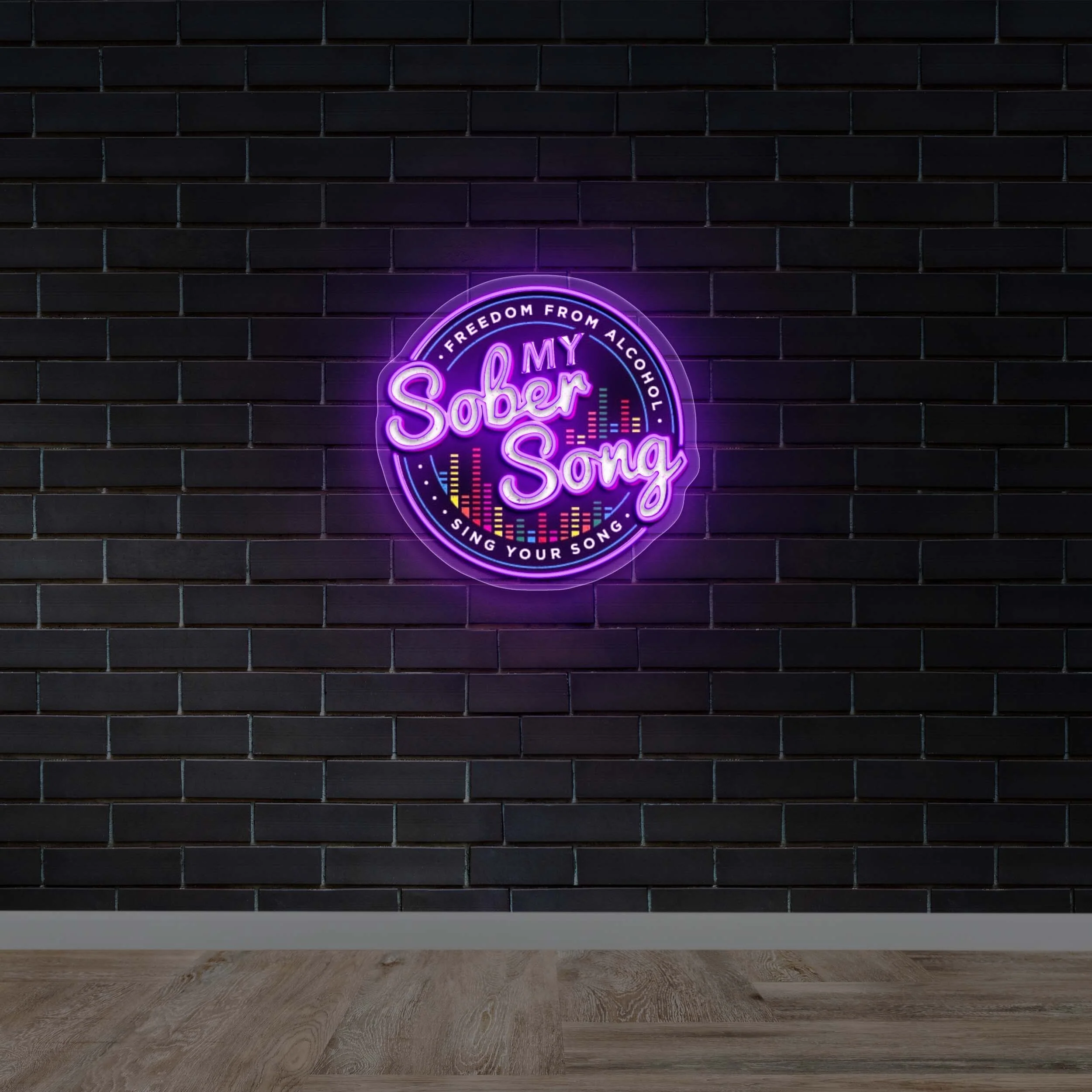MY SOBER SONG - Premium Neon Artwork