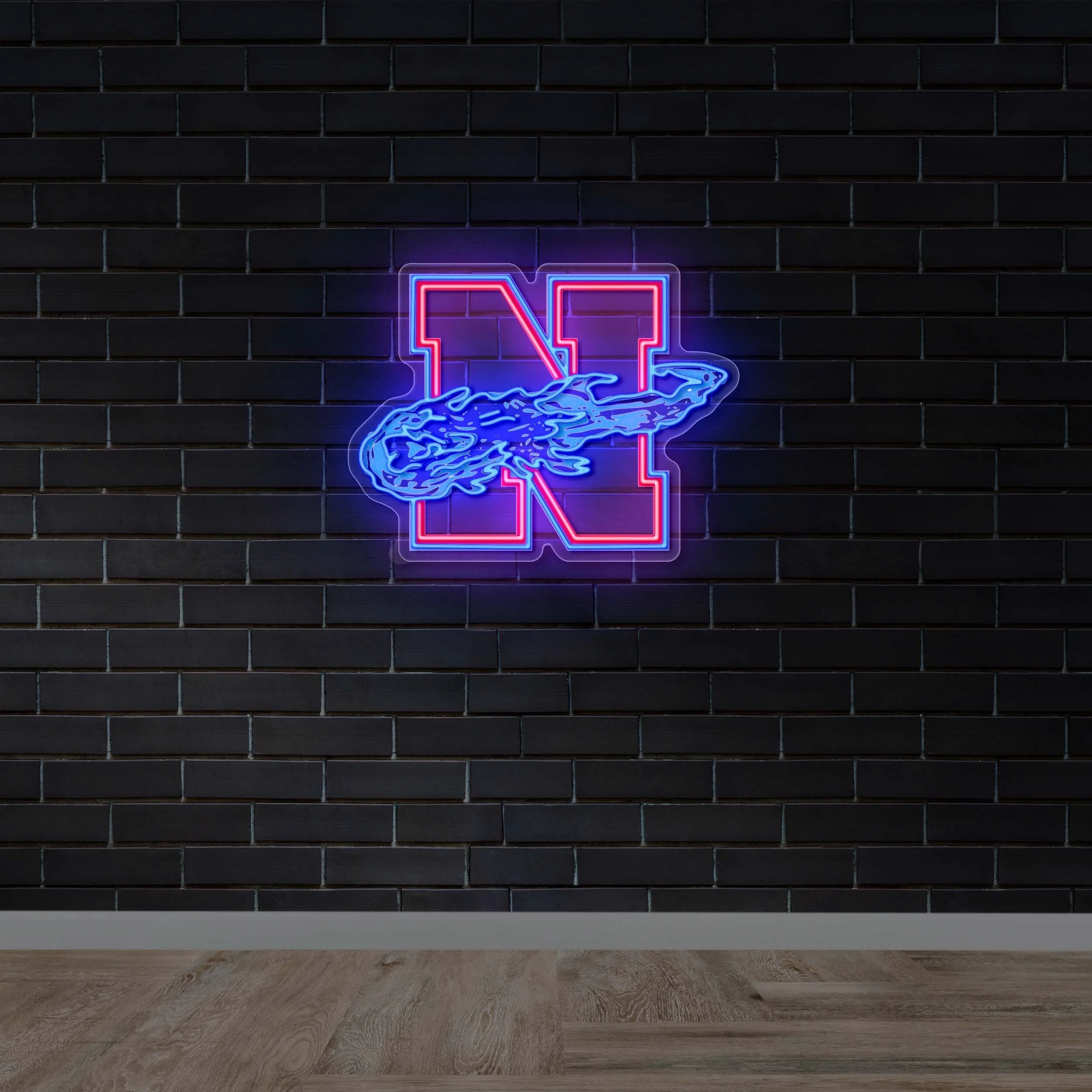 N - Premium Neon Artwork Size