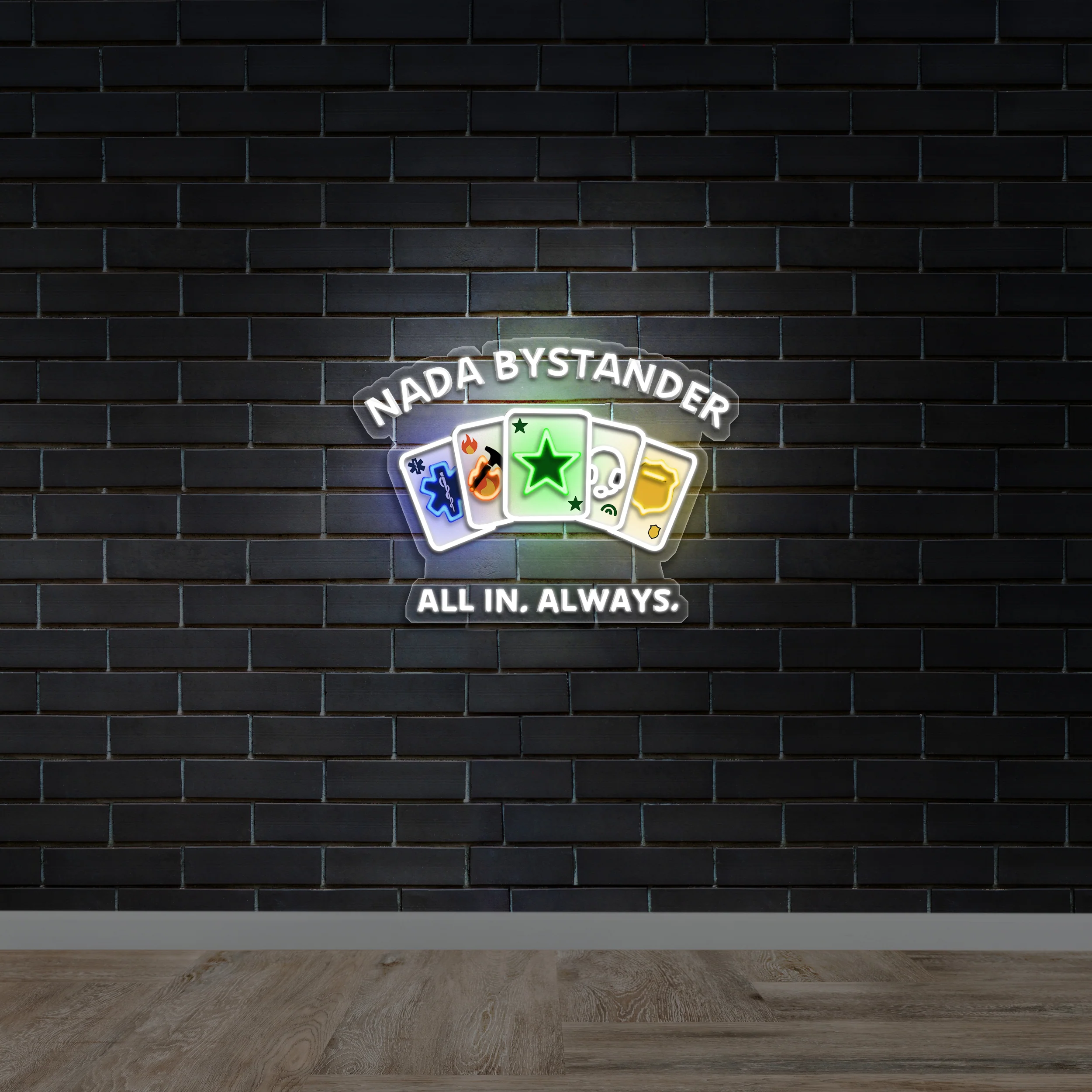 NADA BYSTANDER - Premium Neon Artwork