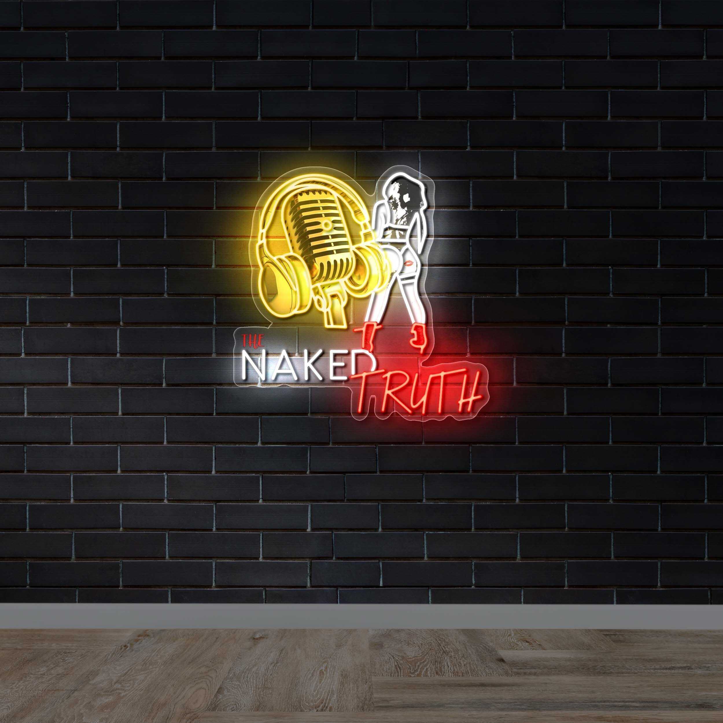 Naked Truth - Premium Neon Artwork