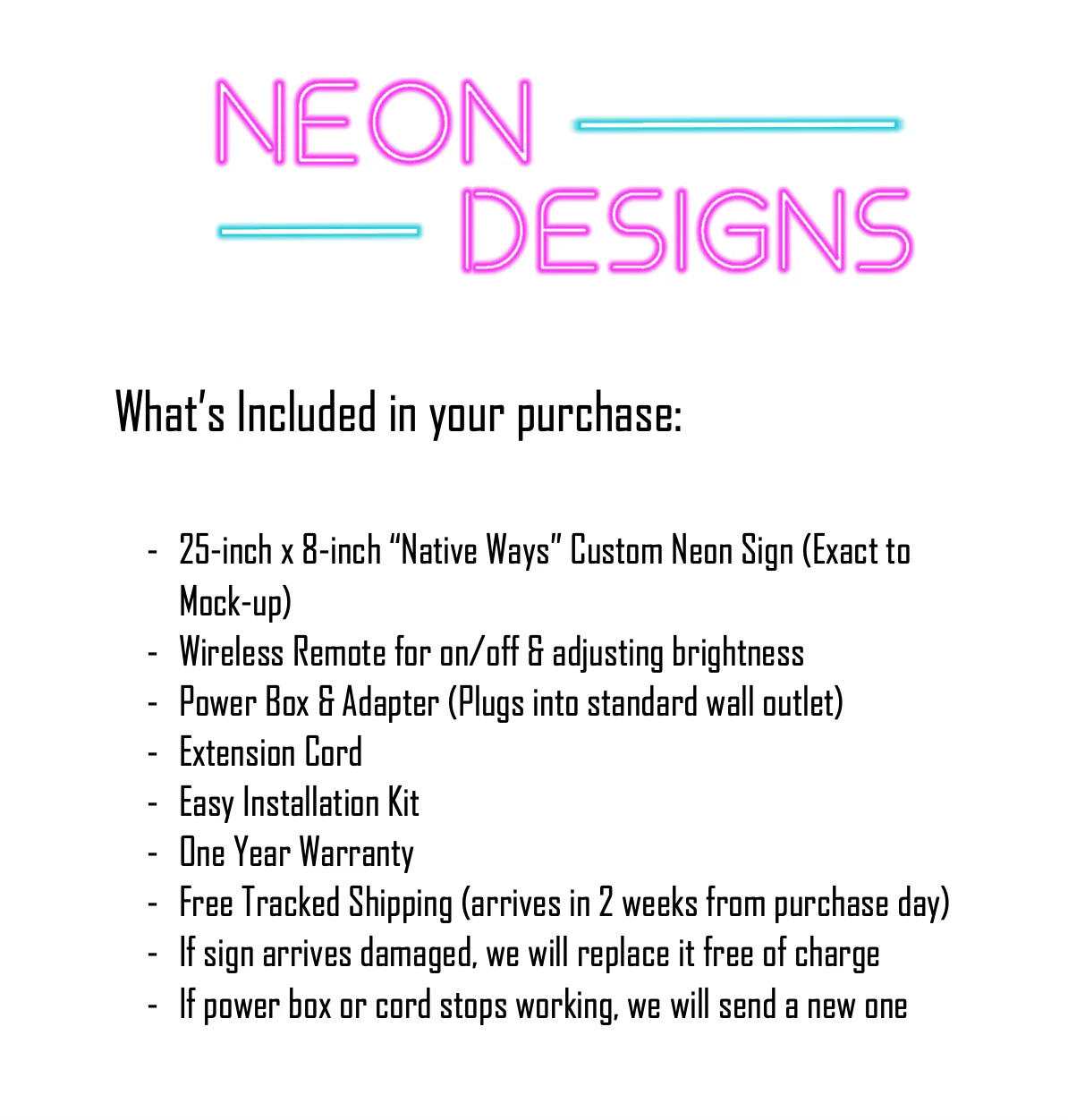 Native Ways - Premium Neon Artwork - Image 3