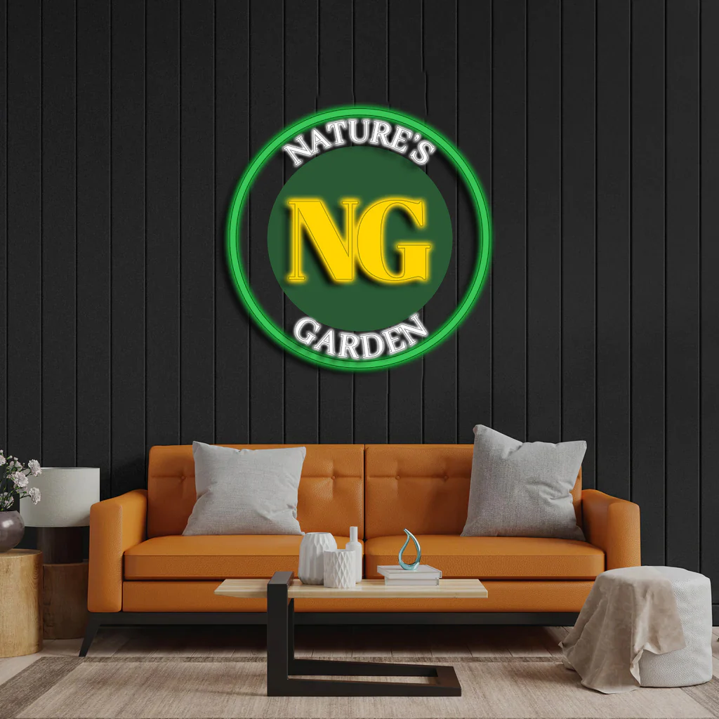 Nature's Garden - Premium Neon Artwork