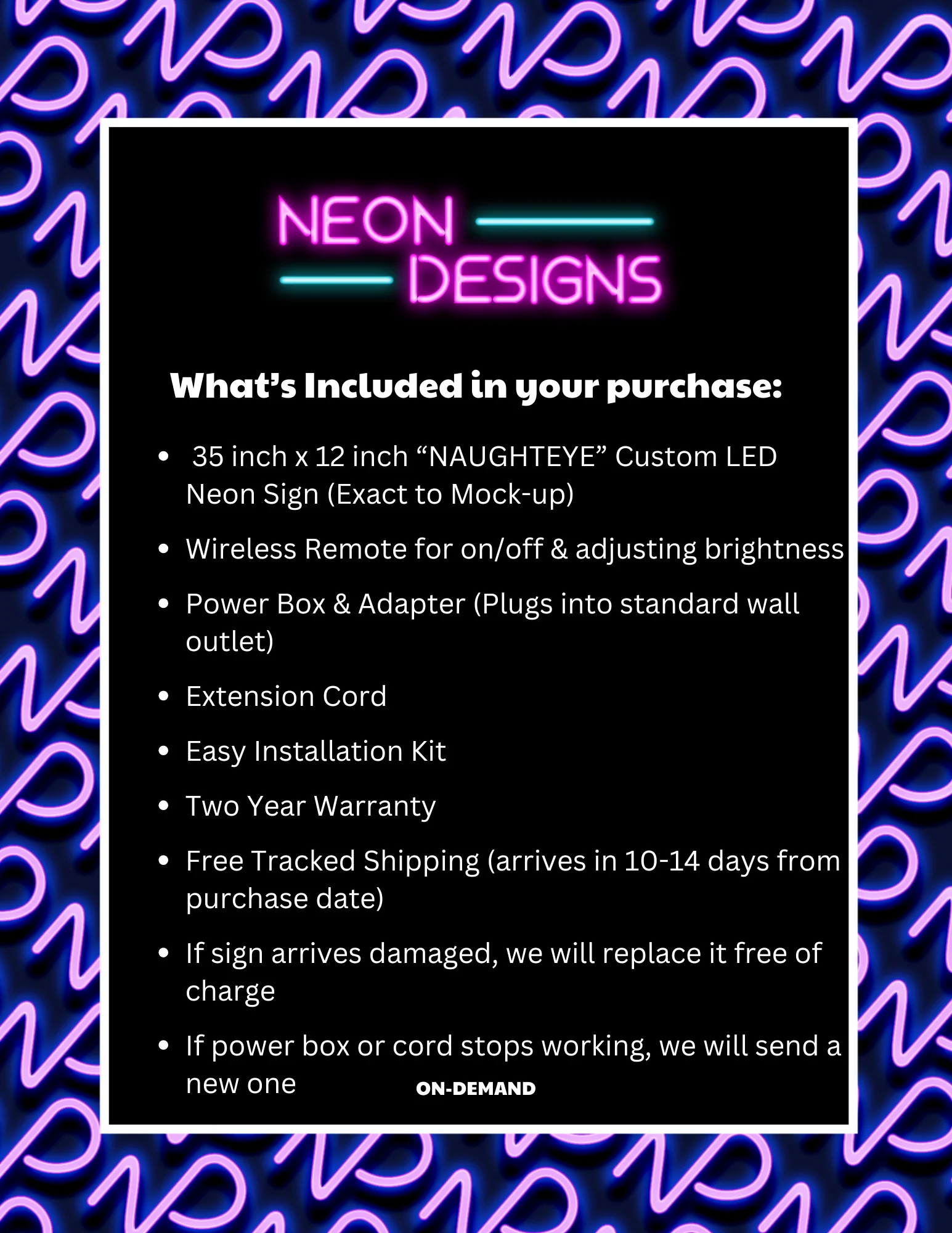 NAUGHTEYE - Premium Neon Artwork - Image 2