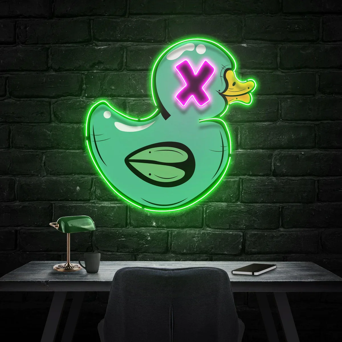 Naughty Duck - Premium Neon Artwork - Image 3
