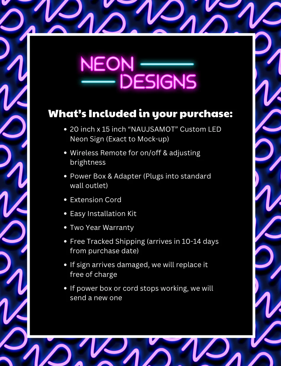 NAUJSAMOT - Premium Neon Artwork - Image 2
