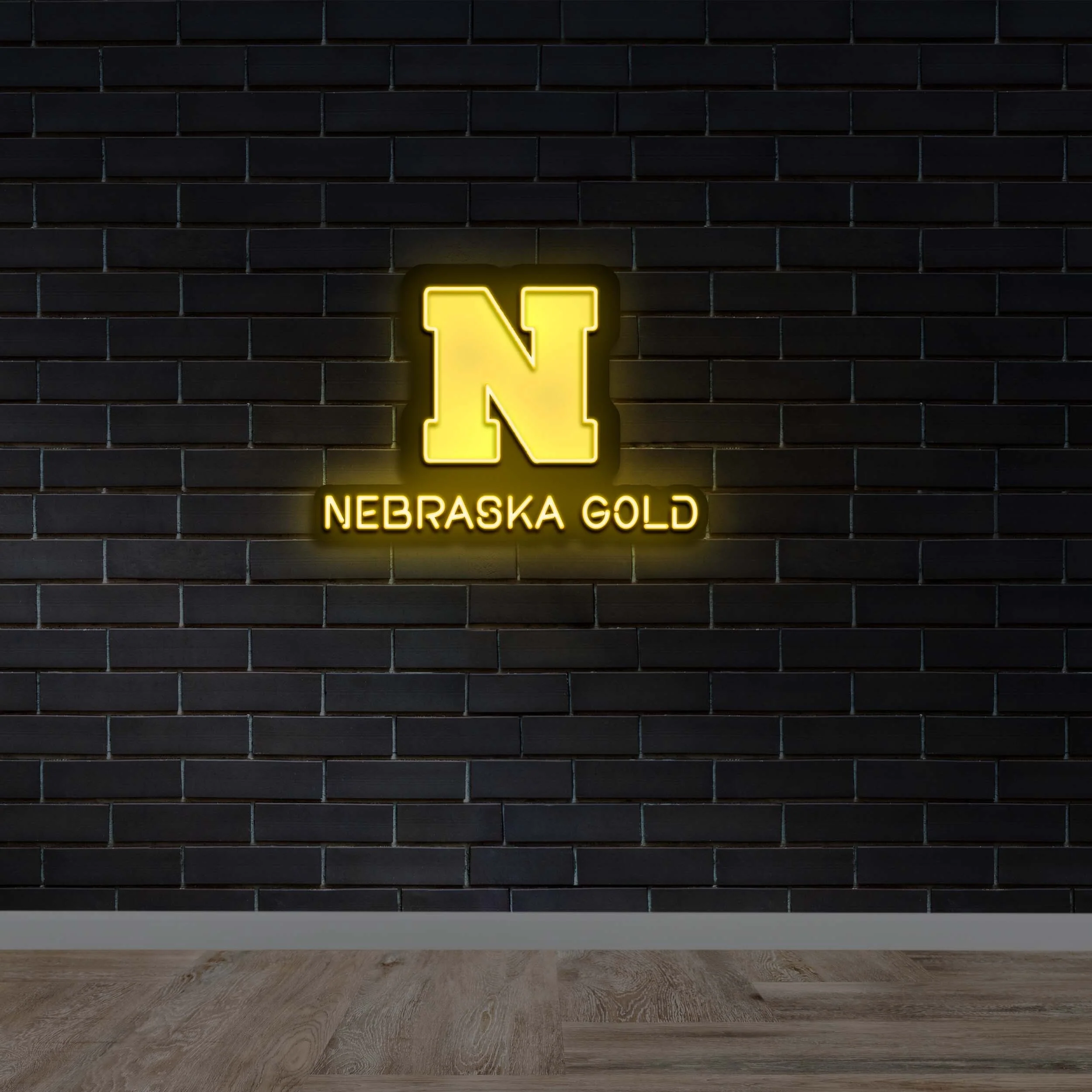 Nebraska Gold - Premium Neon Artwork