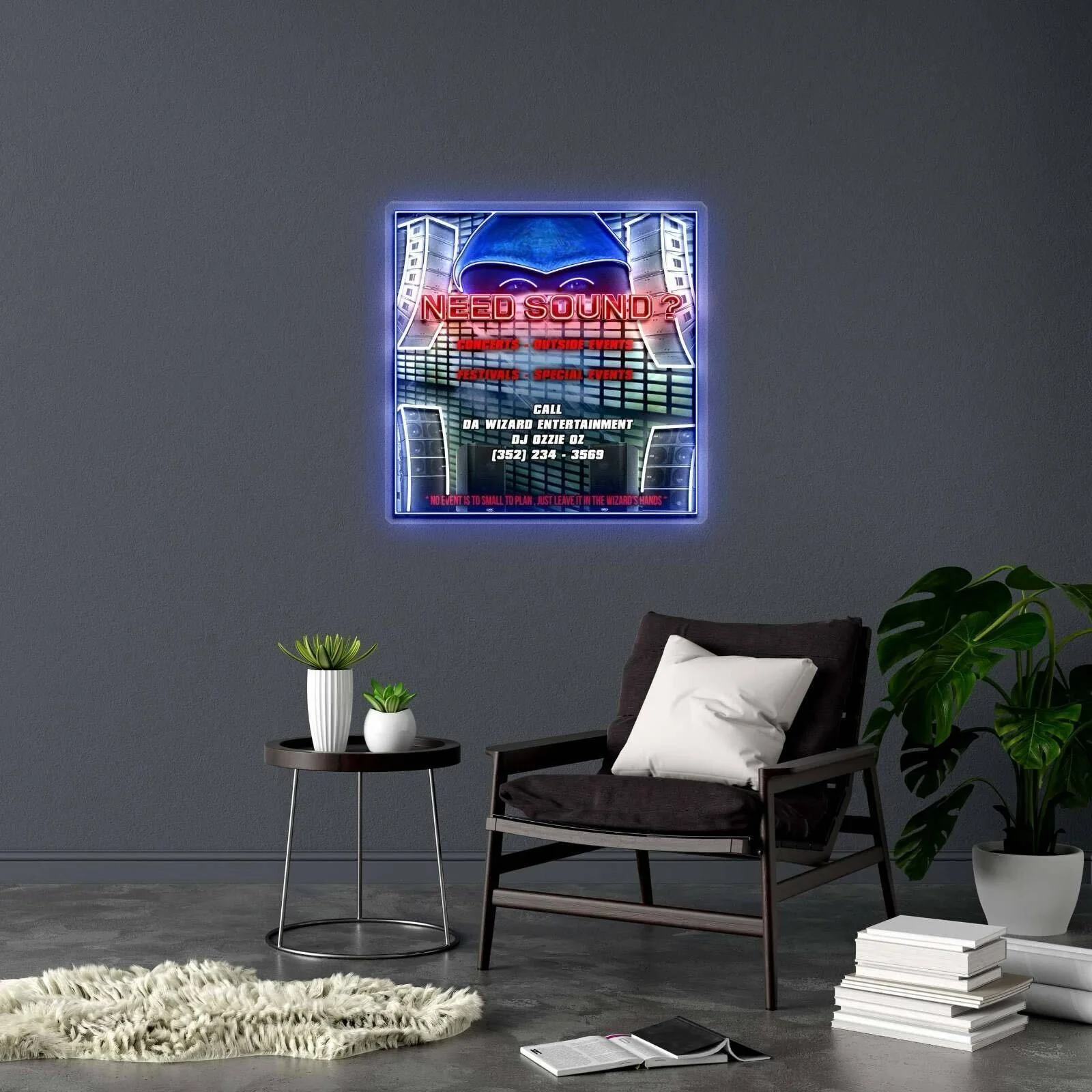 NEED SOUND? - Premium Neon Artwork