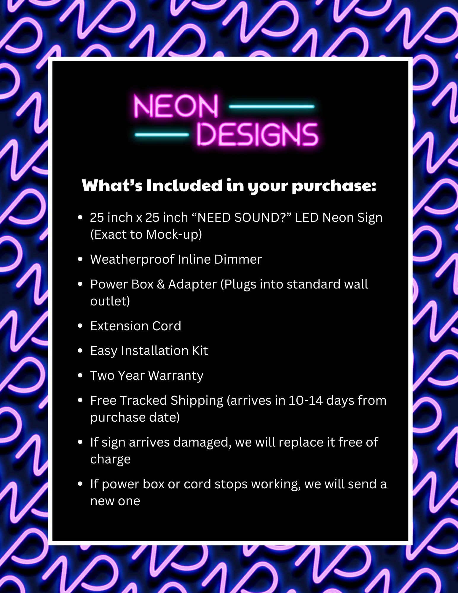 NEED SOUND? - Premium Neon Artwork - Image 2