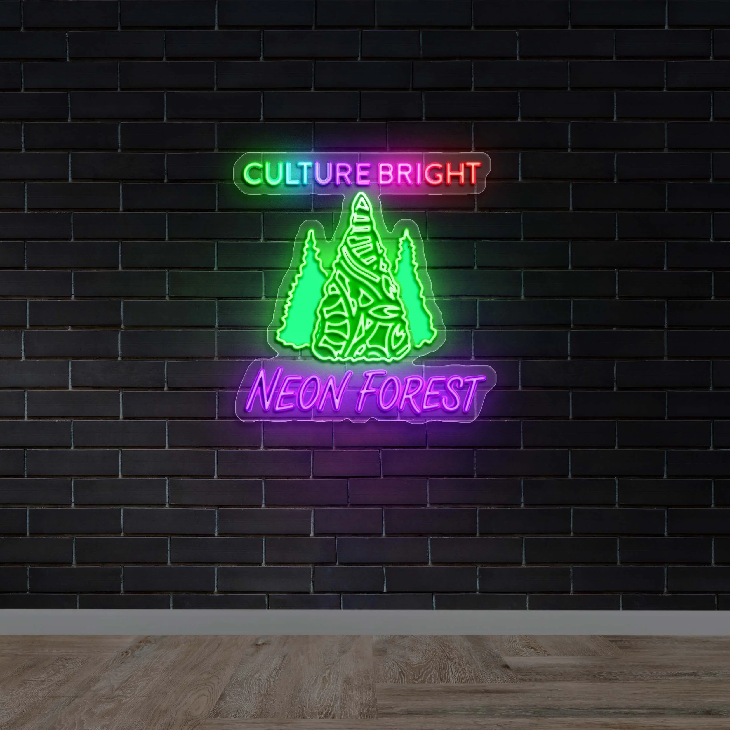 NEON FOREST - Premium Neon Artwork