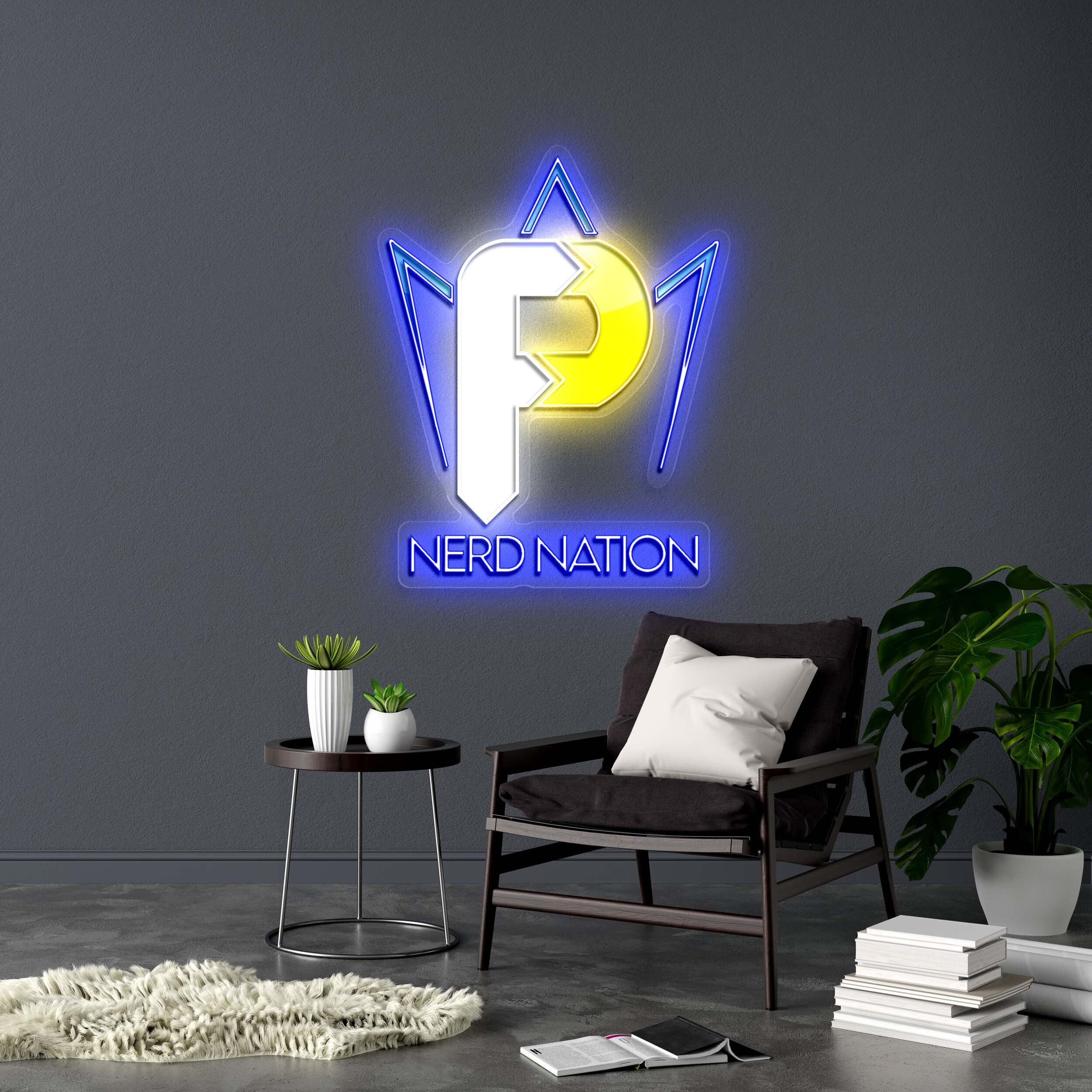 Nerd Nation (Text Below) - Premium Neon Artwork
