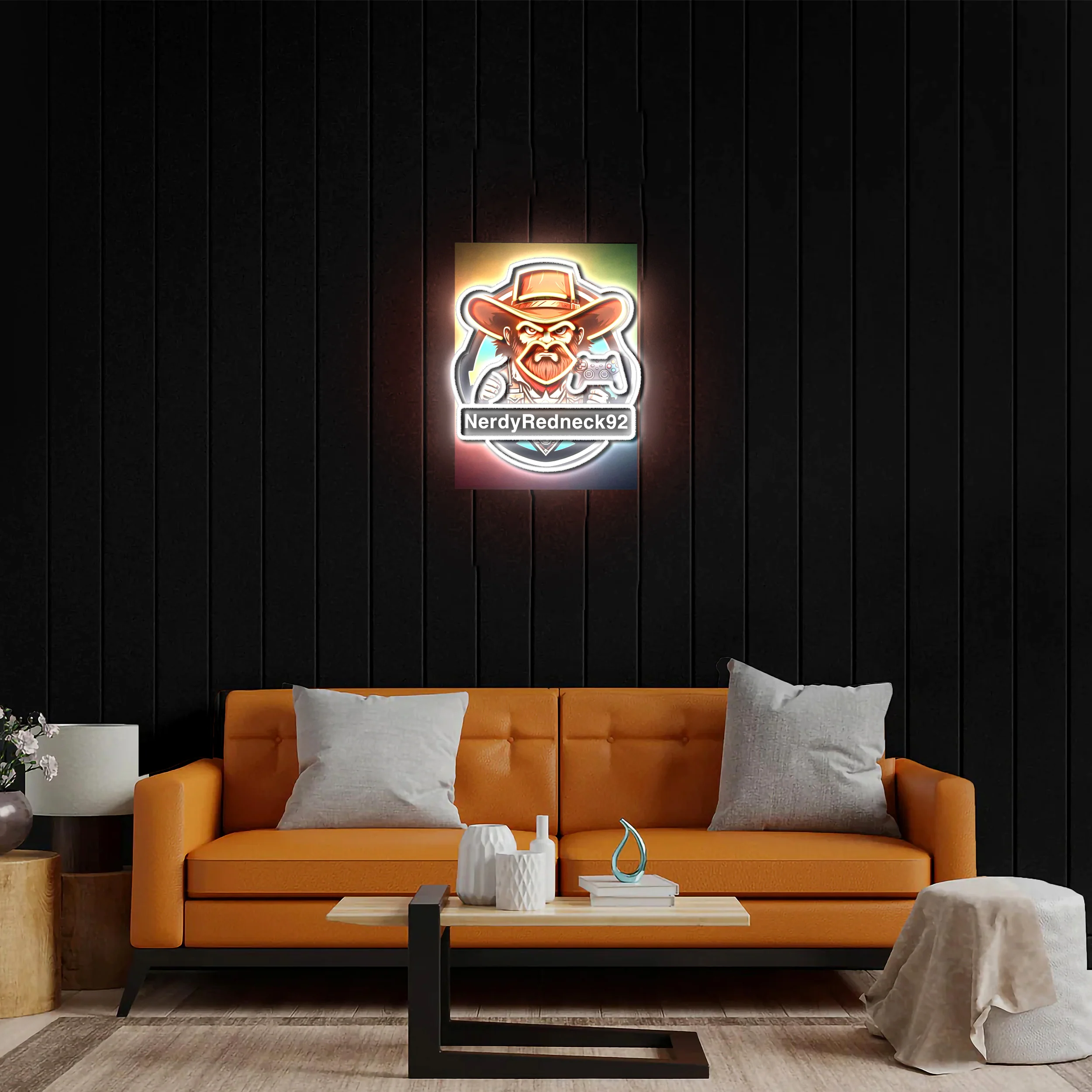Nerdy Redneck 92 - Premium Neon Artwork