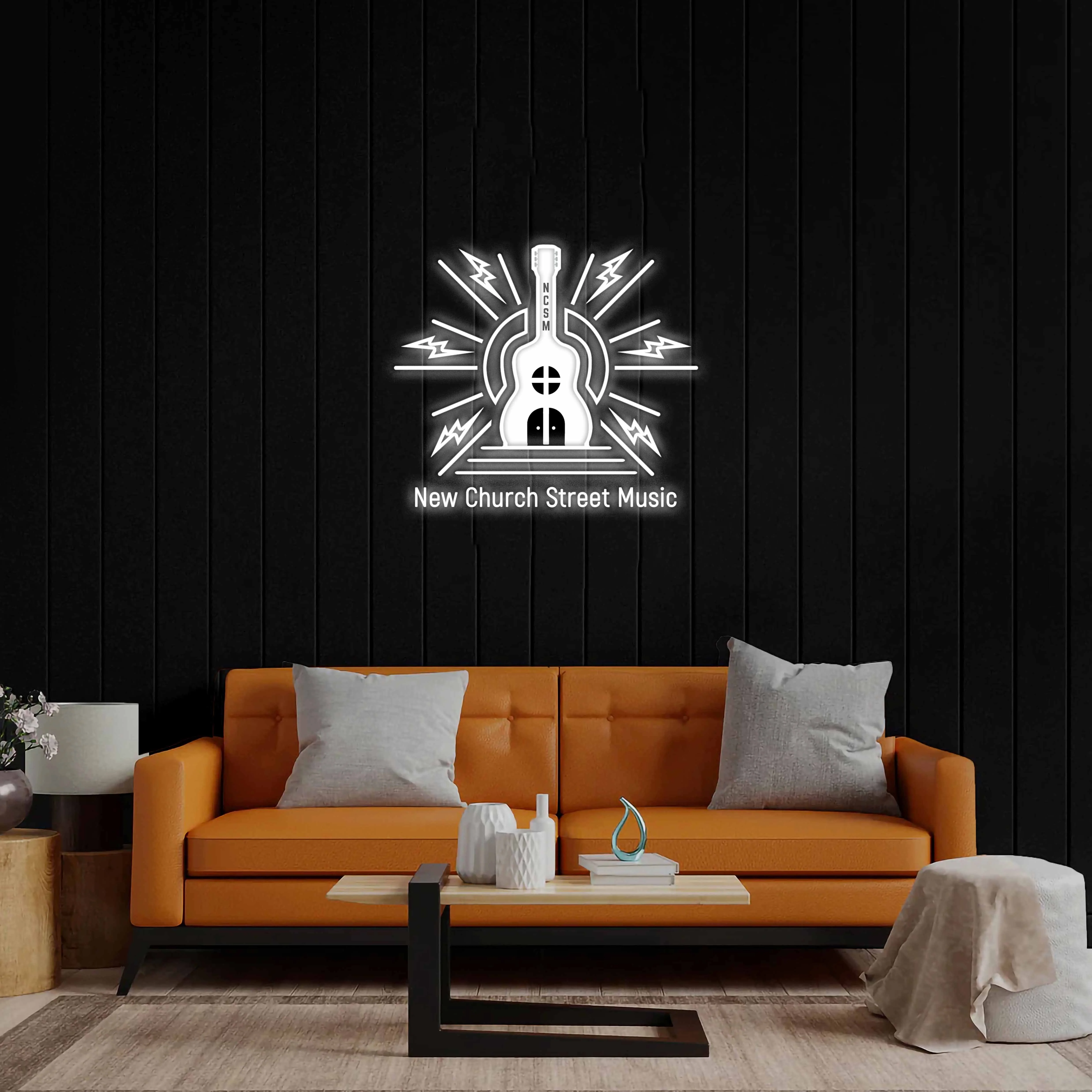 New Church Street Music - Premium Neon Artwork