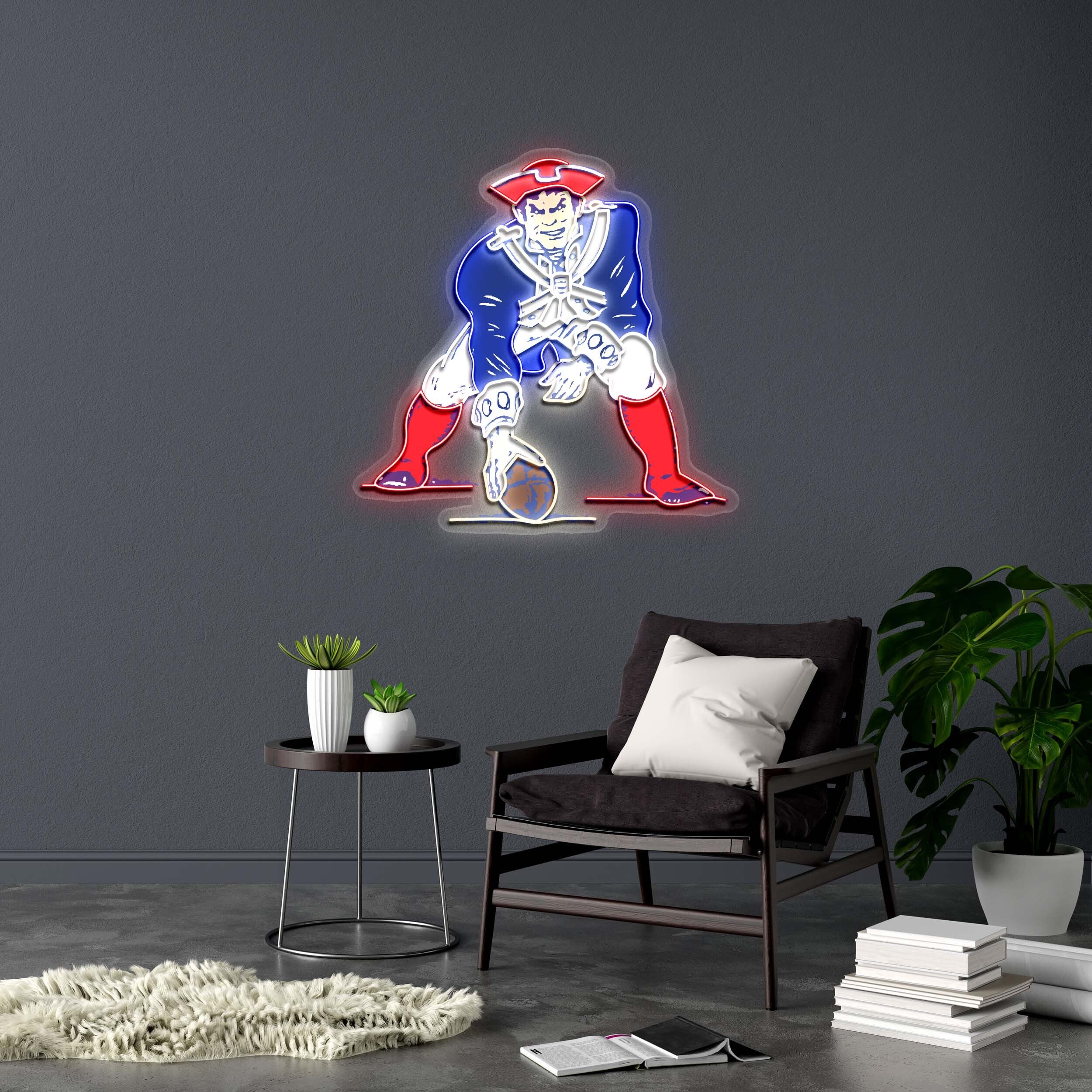 New England Patriots - Premium Neon Artwork
