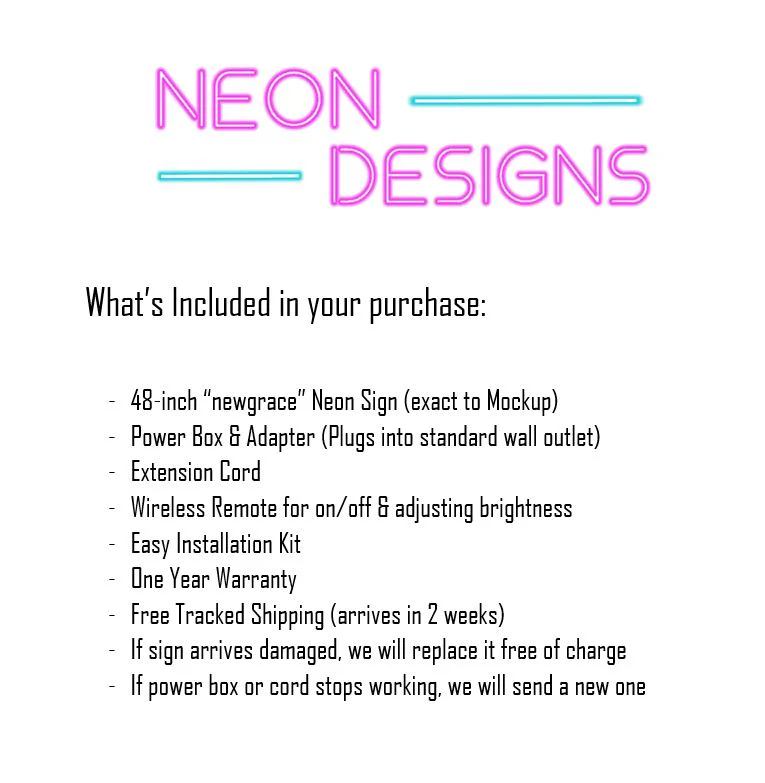 newgrace 3 - Premium Neon Artwork - Image 2