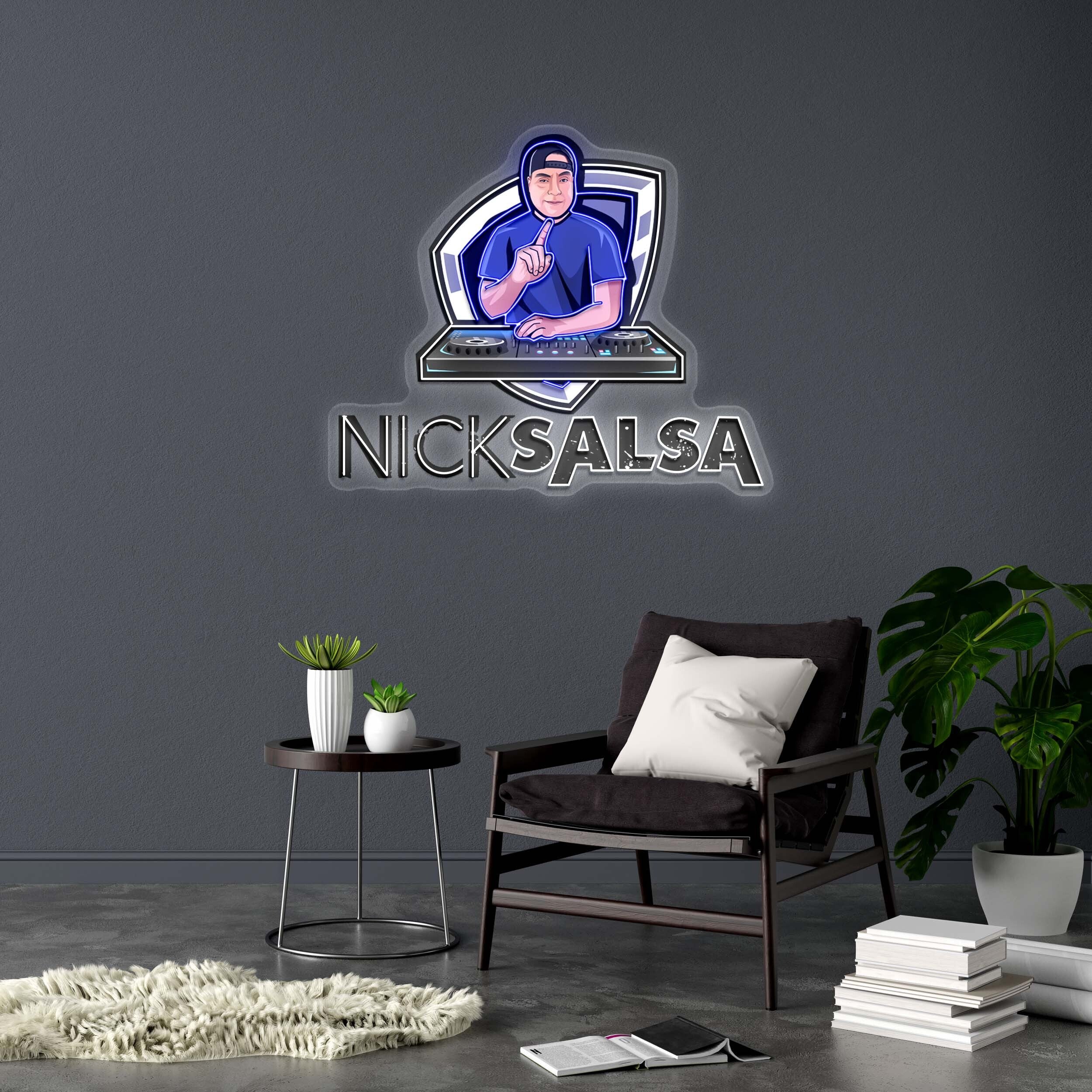 NICK SALSA - Premium Neon Artwork