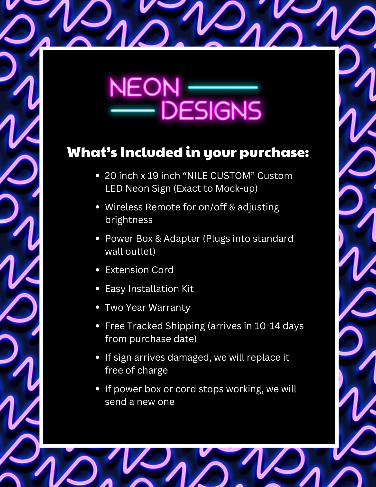 NILE CUSTOM - Premium Neon Artwork - Image 2