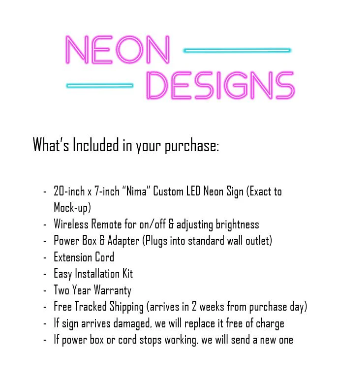 Nima - Premium Neon Artwork - Image 2