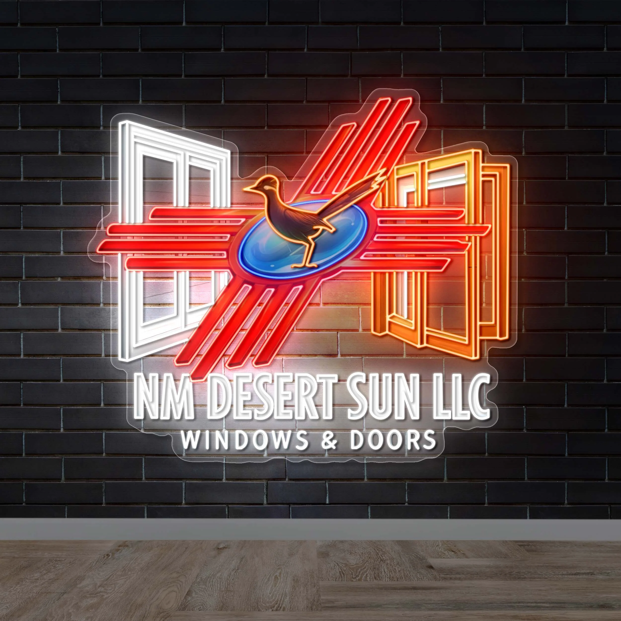 NM DESERT SUN - Premium Neon Artwork