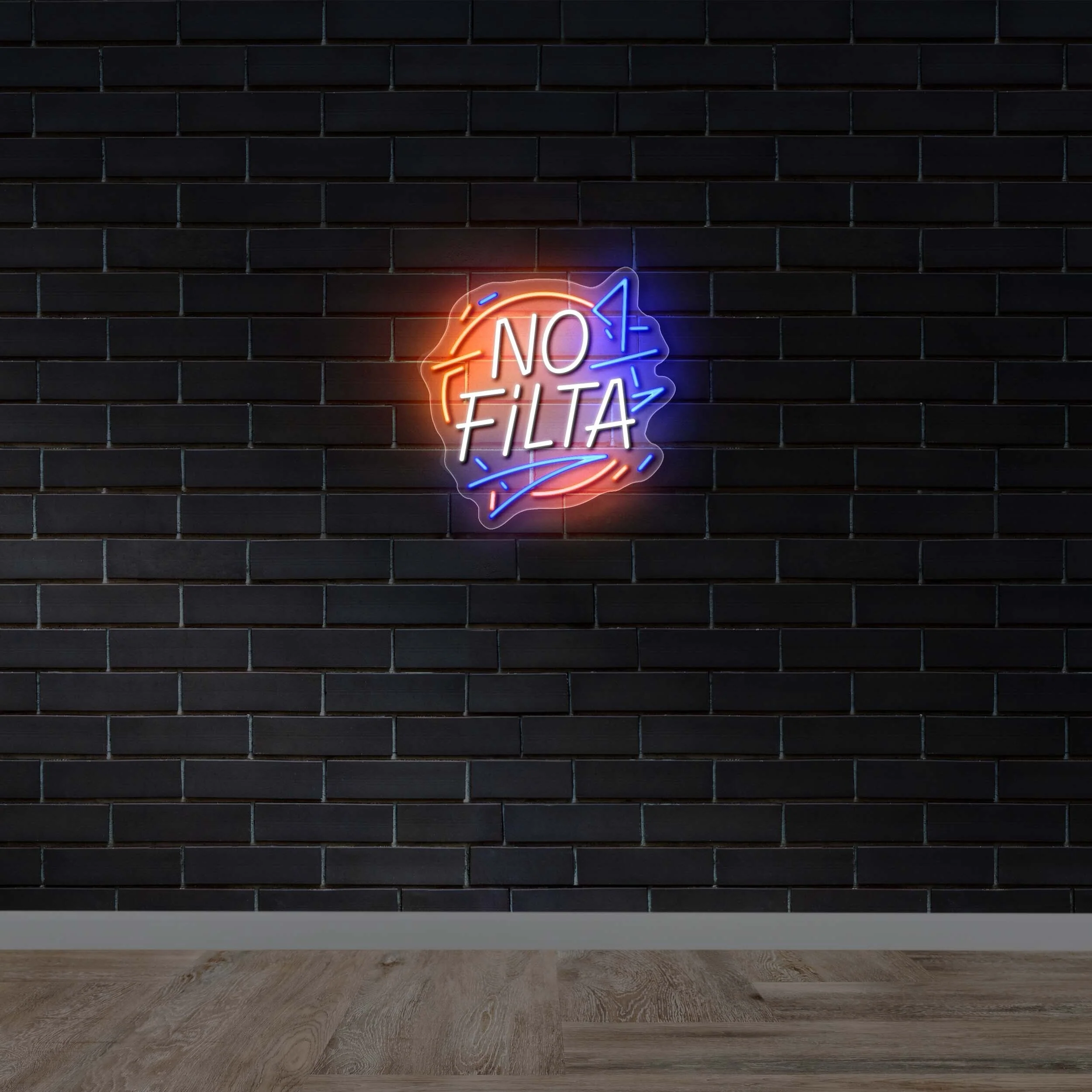 NO FILTA - Premium Neon Artwork