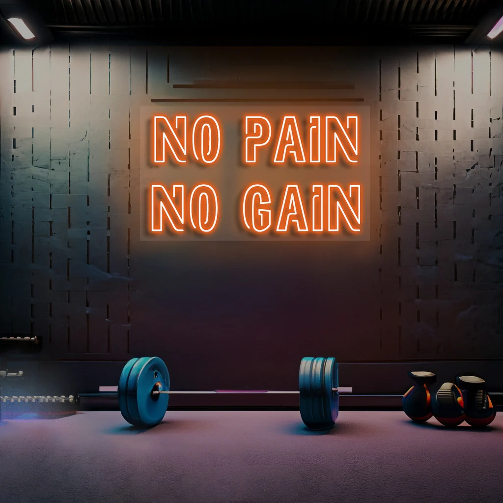No Pain No Gain - Premium Neon Artwork - Image 10