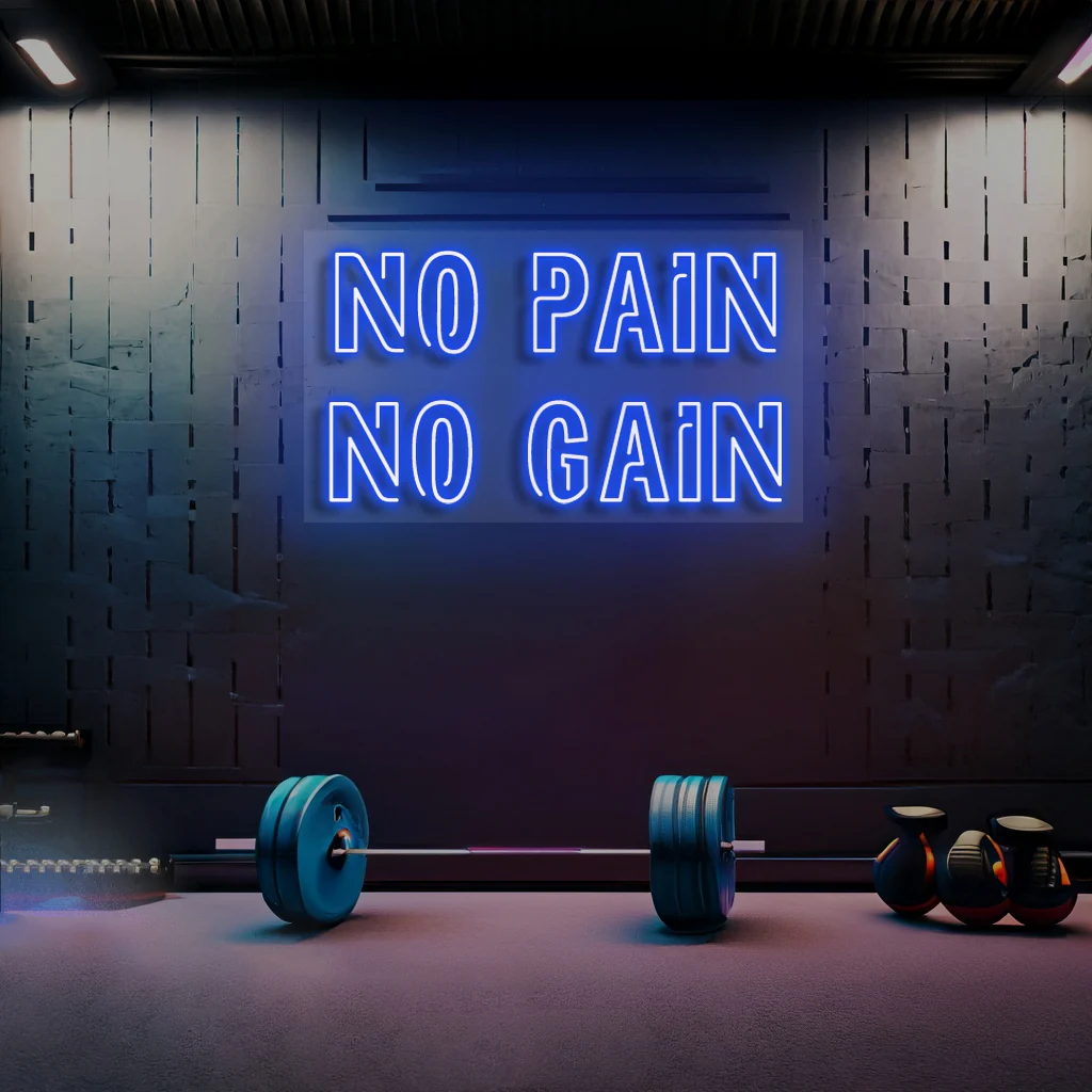 No Pain No Gain - Premium Neon Artwork - Image 3