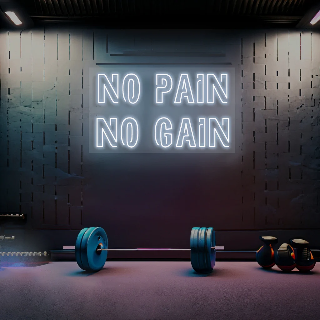 No Pain No Gain - Premium Neon Artwork - Image 4