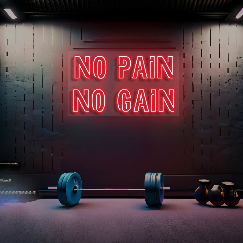 No Pain No Gain - Premium Neon Artwork - Image 5