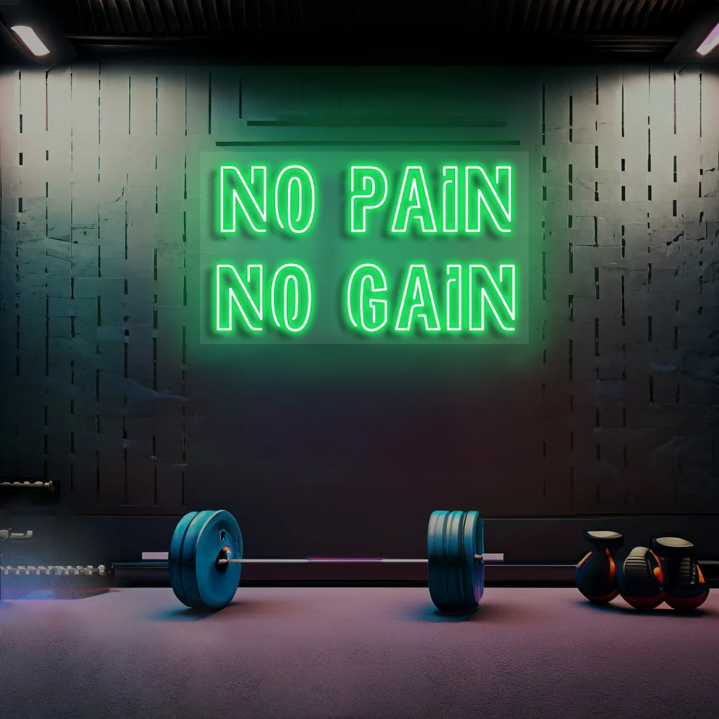 No Pain No Gain - Premium Neon Artwork - Image 7