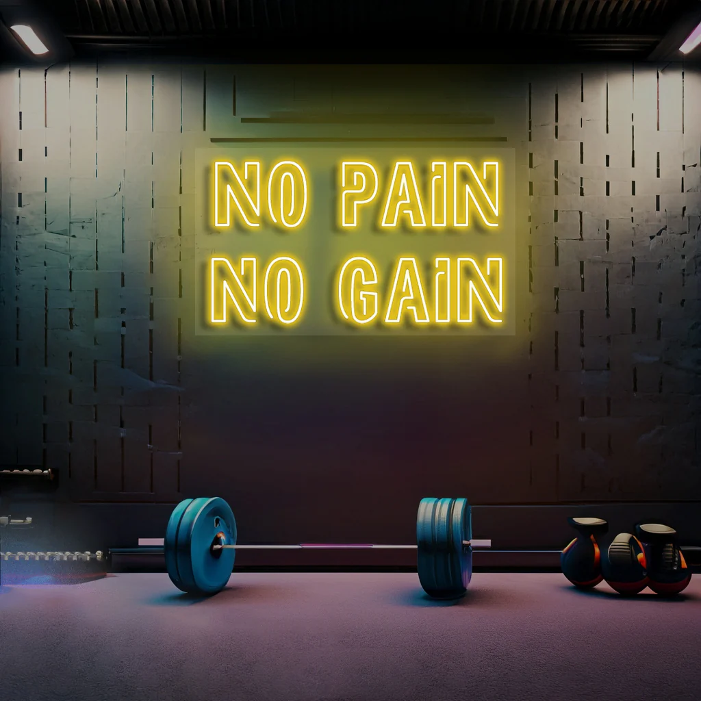 No Pain No Gain - Premium Neon Artwork - Image 8