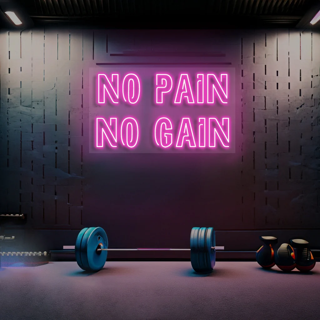 No Pain No Gain - Premium Neon Artwork - Image 9