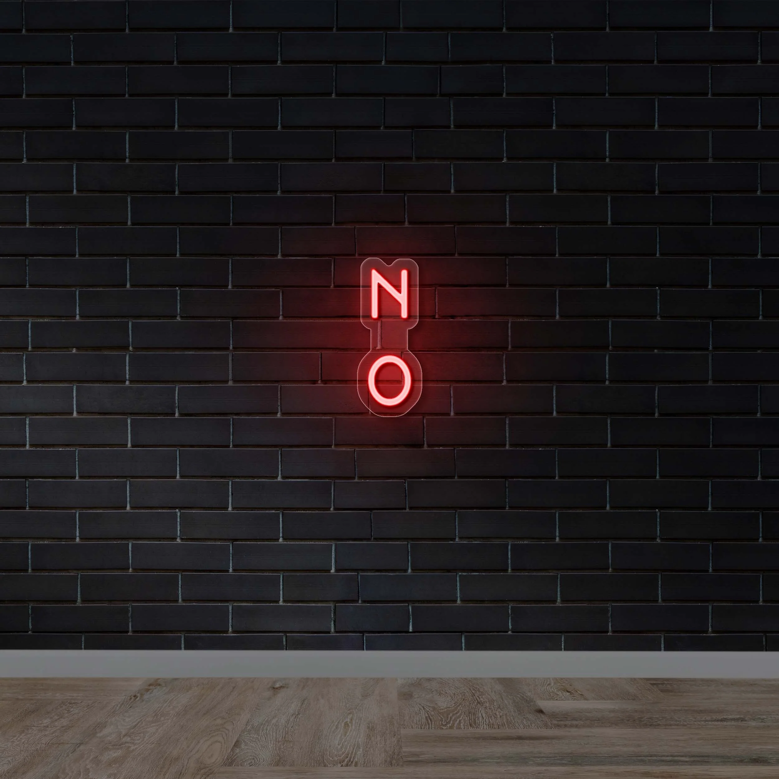 NO - Premium Neon Artwork