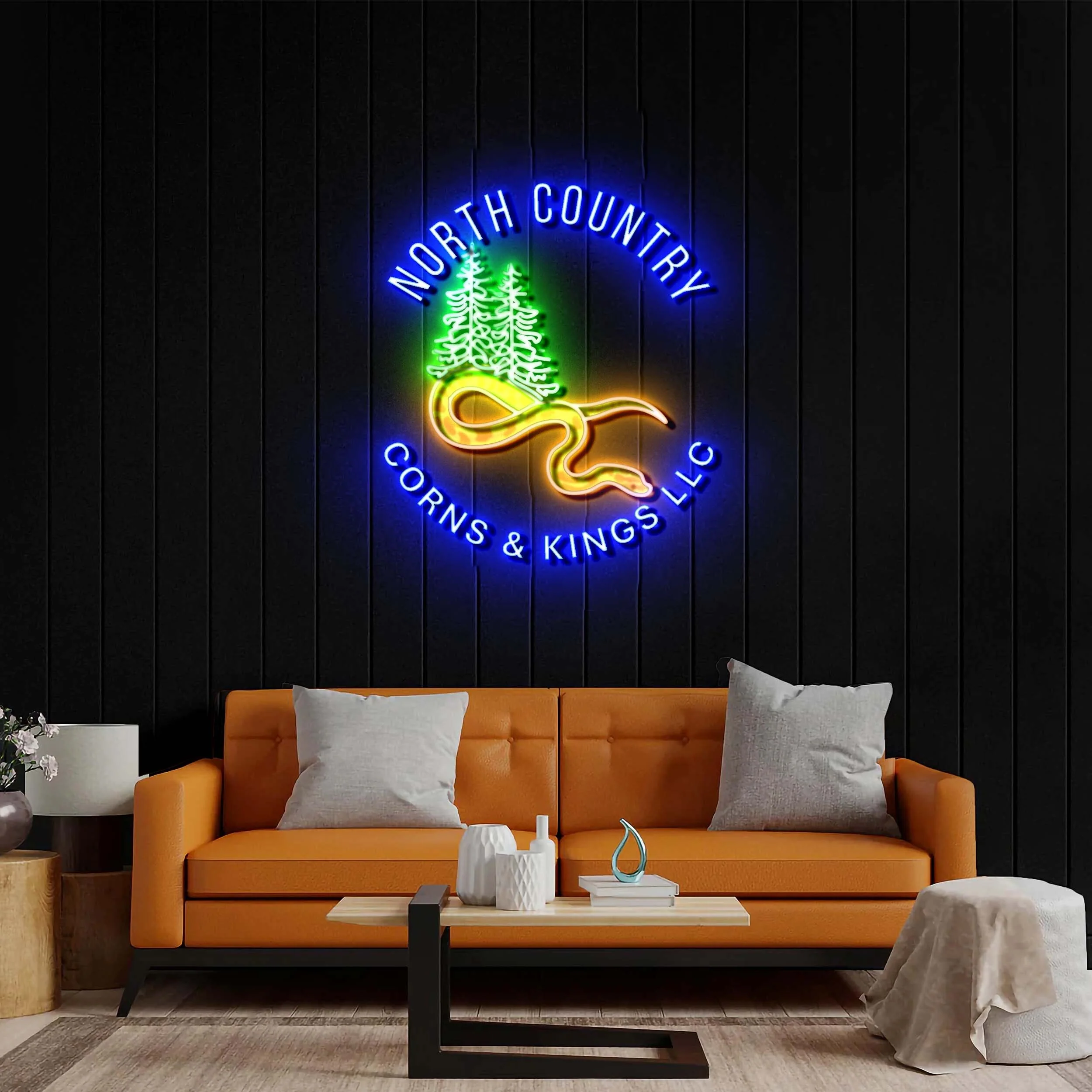 North Country - Premium Neon Artwork