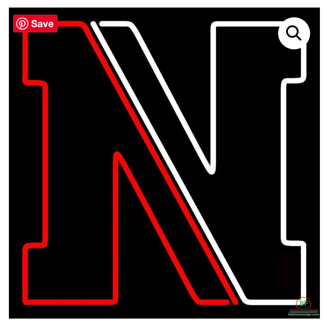 Northeastern Huskies - Premium Neon Artwork