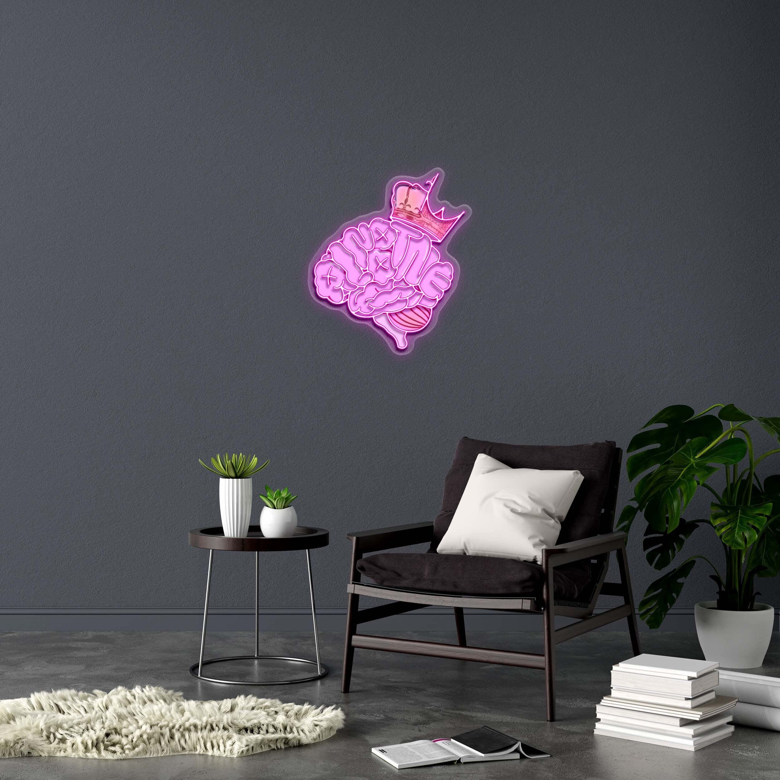 Not Alone - Premium Neon Artwork