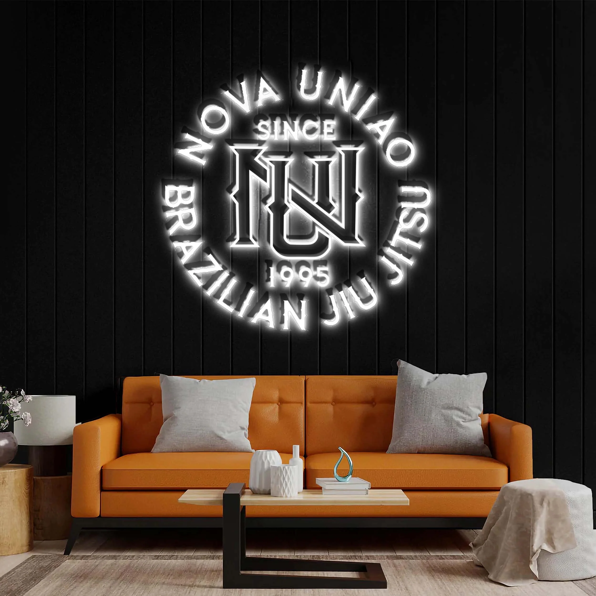 NOVA UNIÃO - Premium Neon Artwork
