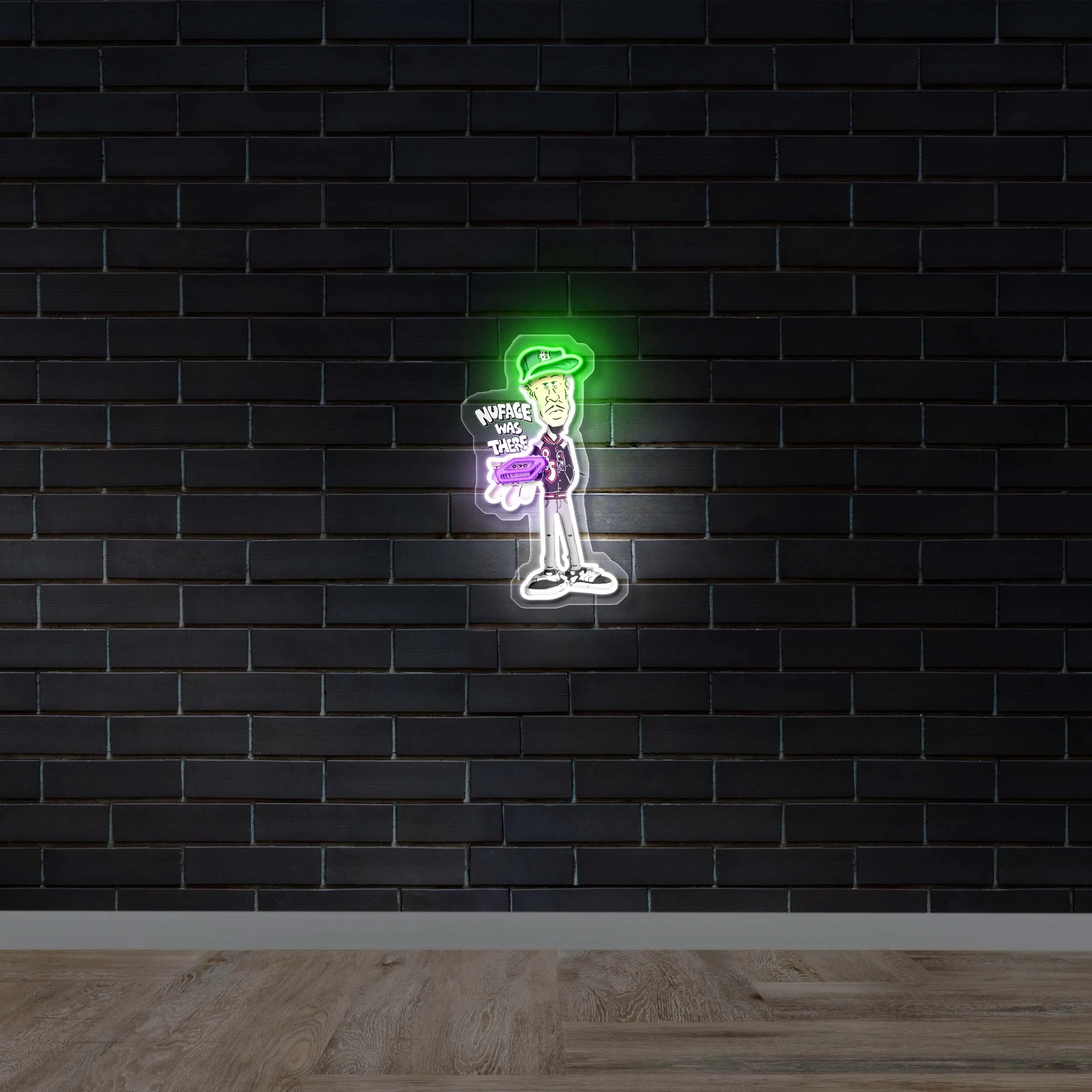 NU FACE WAS THERE - Premium Neon Artwork