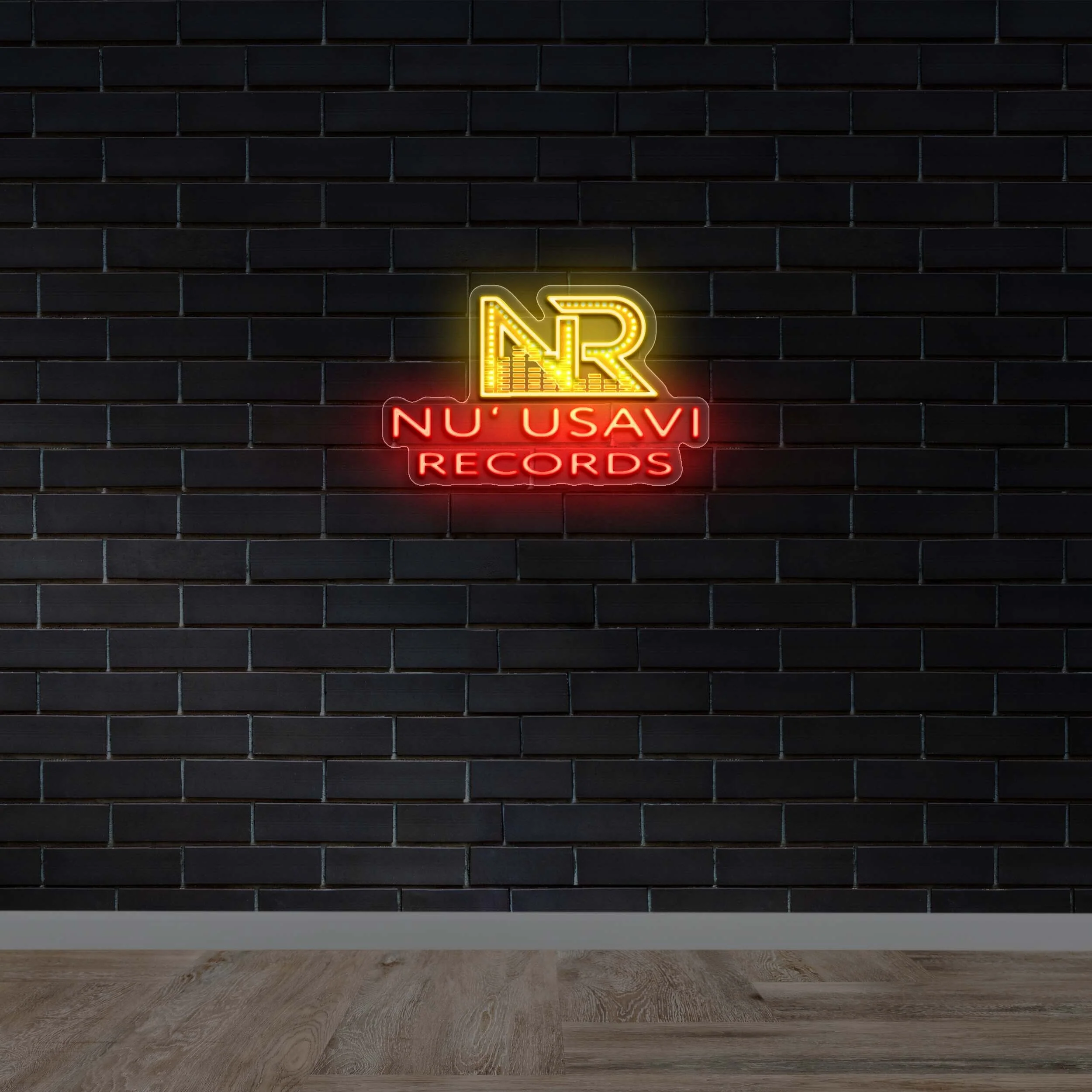 NU’ USAVI RECORDS - Premium Neon Artwork