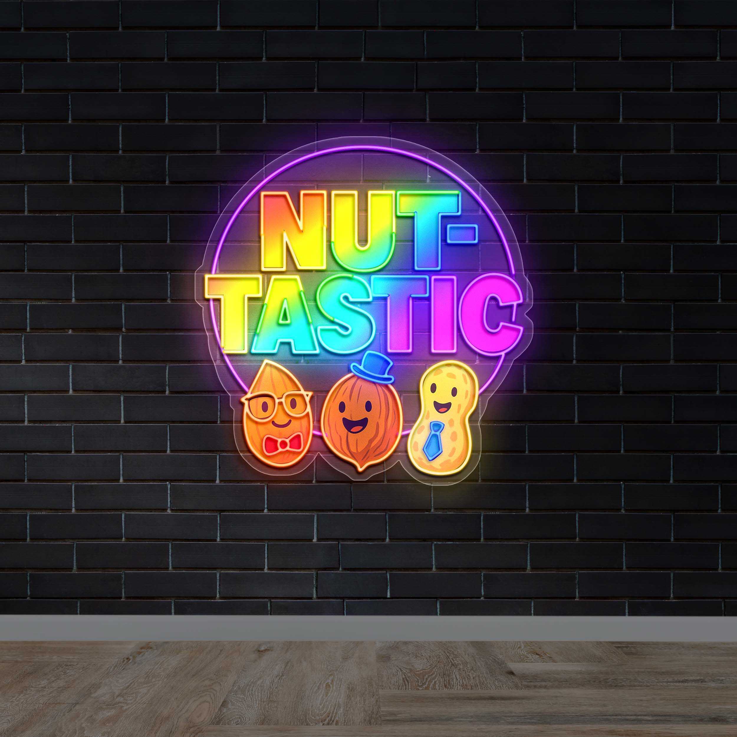 Nut-Tastic - Premium Neon Artwork