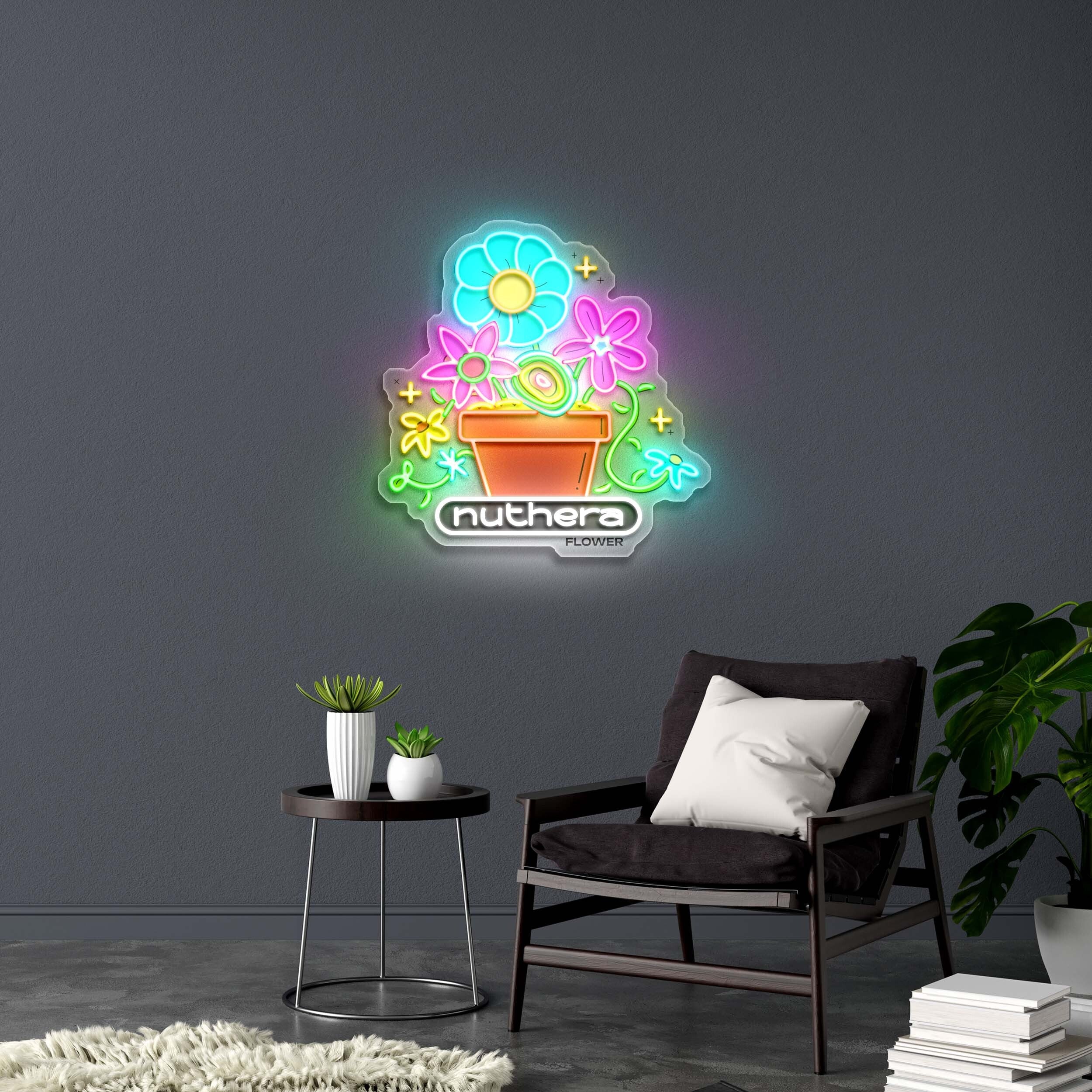 Nuthera - Premium Neon Artwork