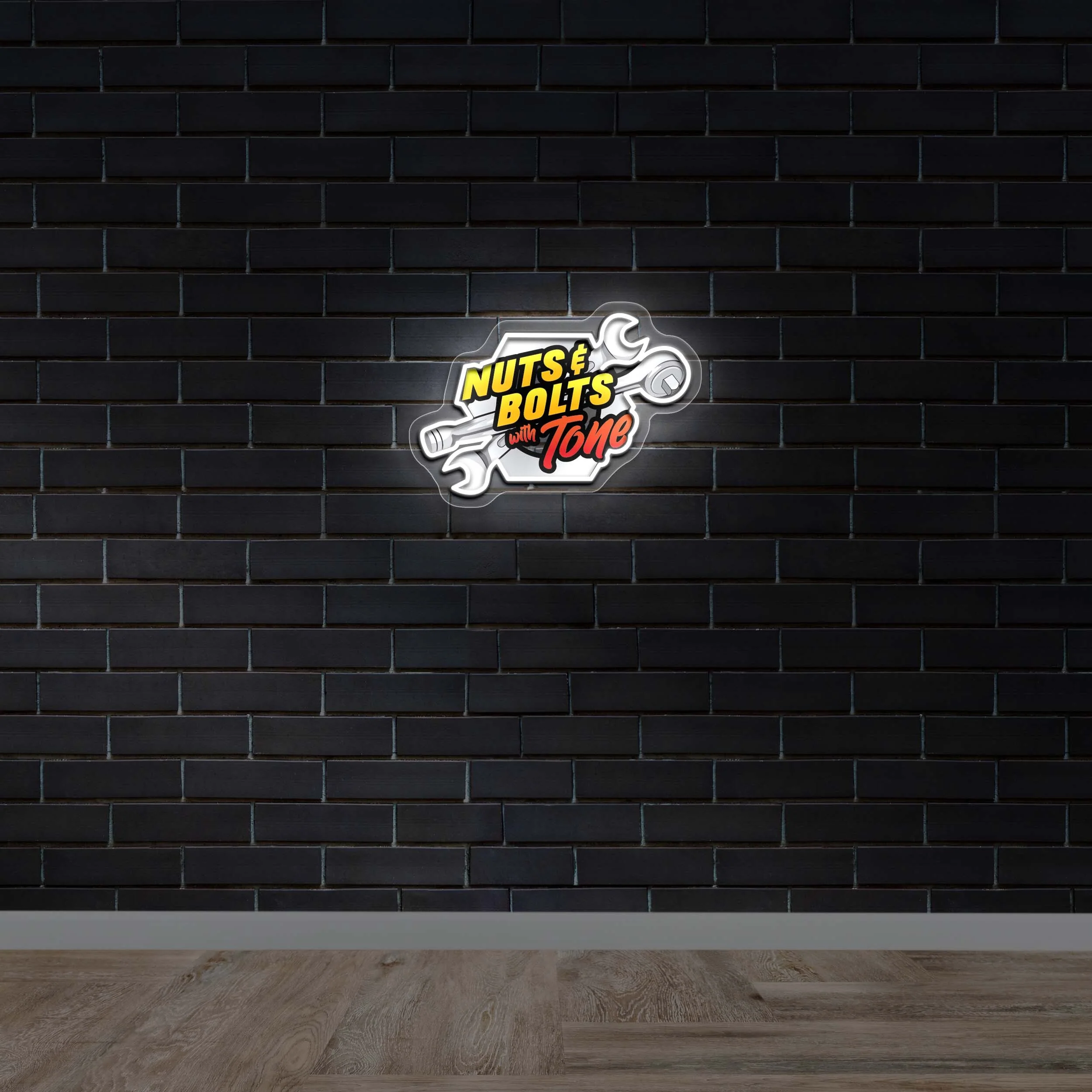 Nuts & Bolts with Tone - Premium Neon Artwork
