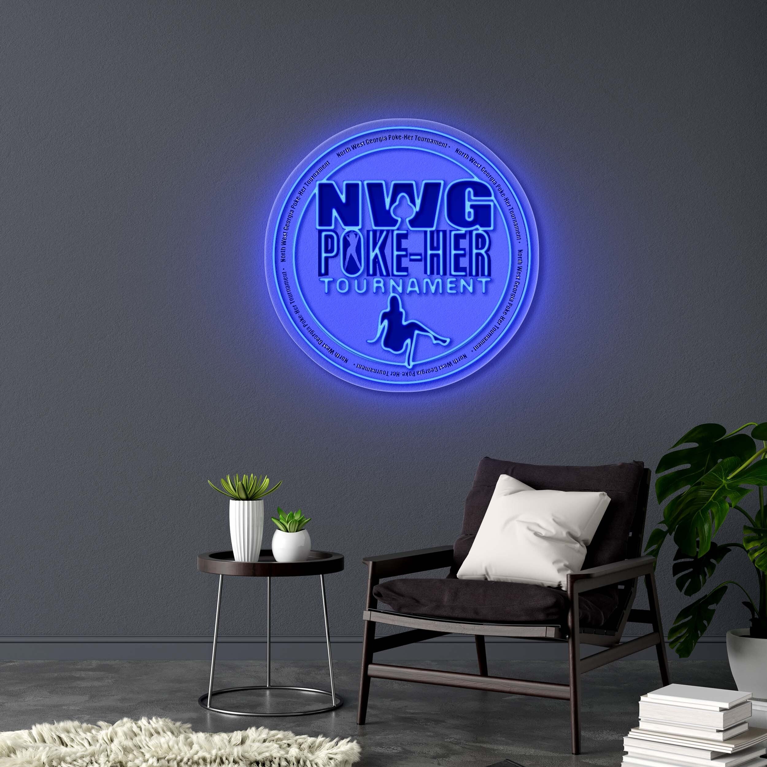 NWG Poke-Her Tournament - Premium Neon Artwork