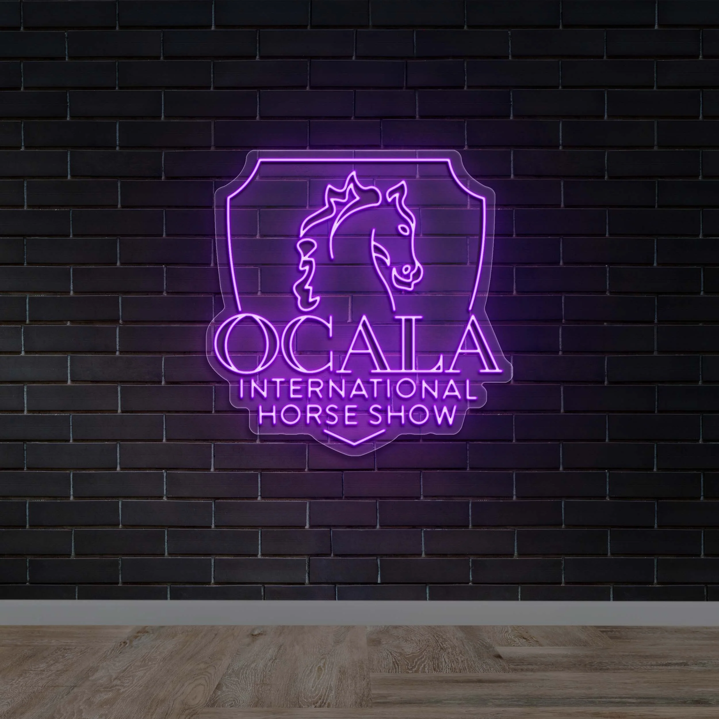 OCALA INTERNATIONAL HORSE SHOW - Premium Neon Artwork