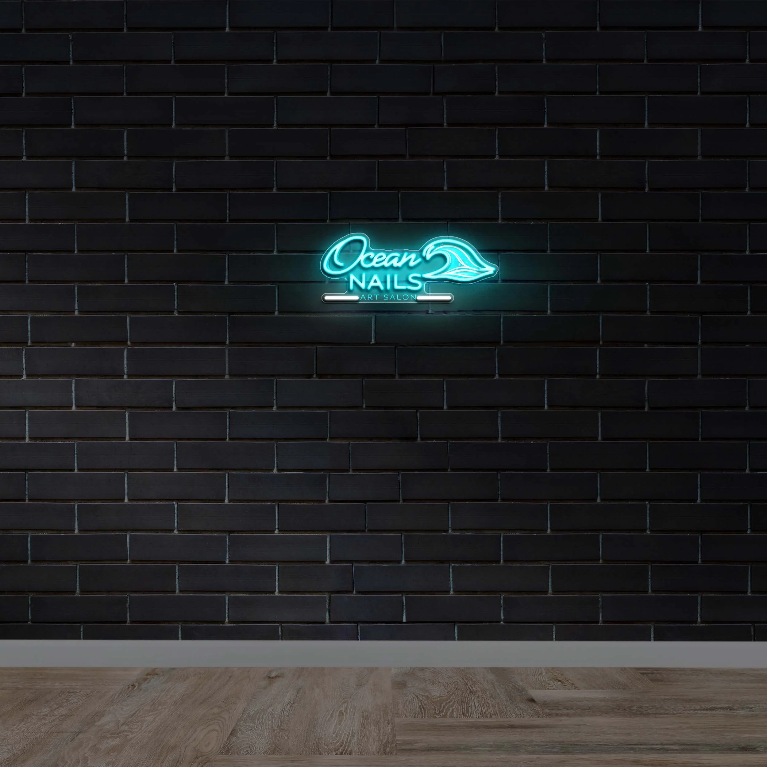 Ocean Nails - Premium Neon Artwork
